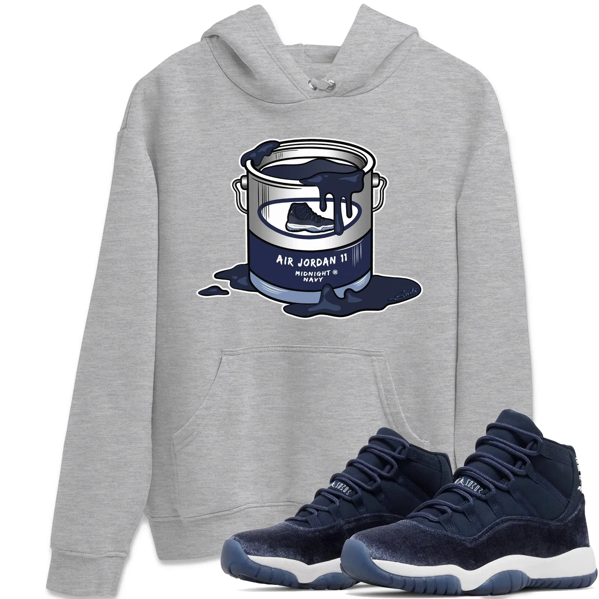 Bucket Unisex Tops - Air Jordan 11 Midnight Navy