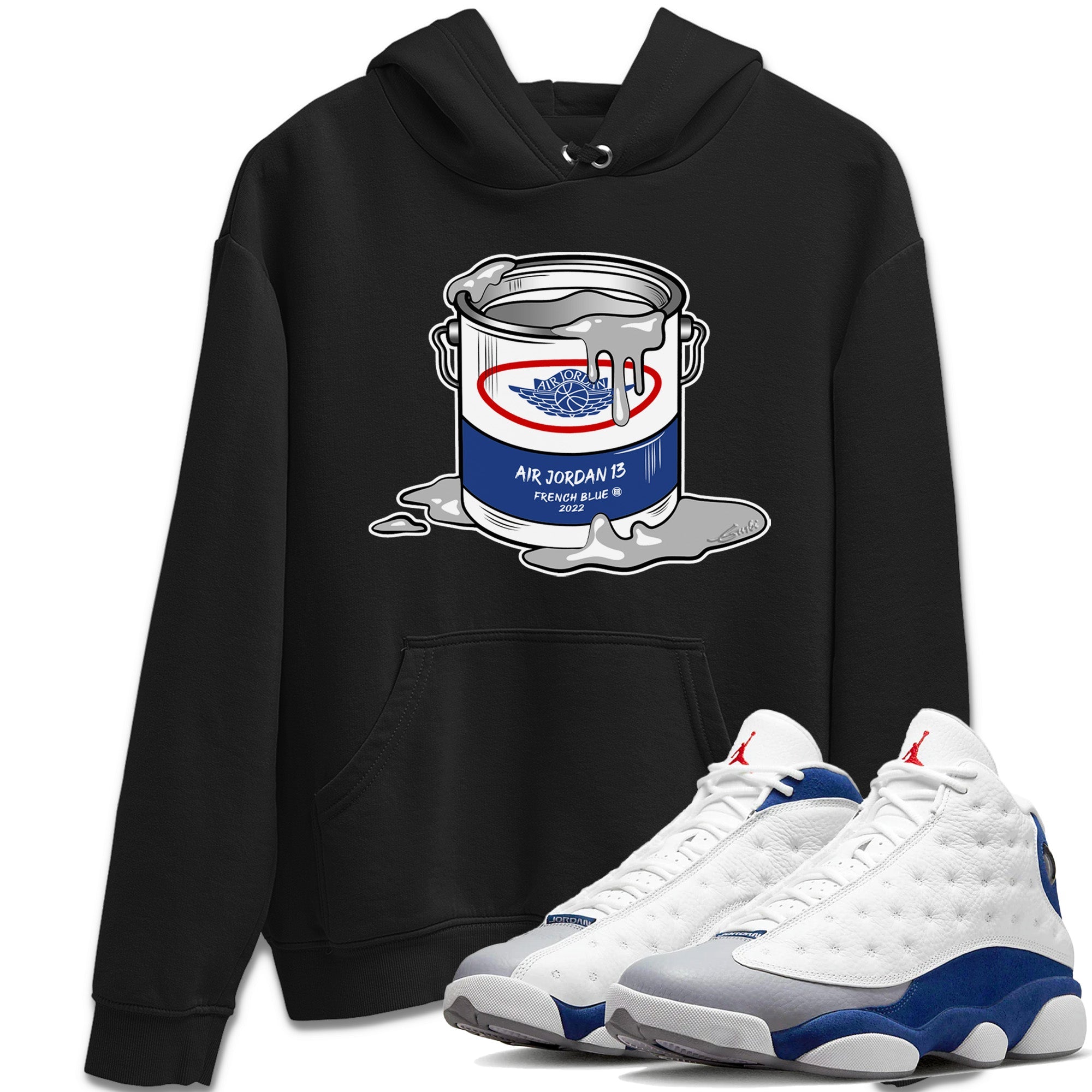 Bucket Unisex Tops - Air Jordan 13 French Blue