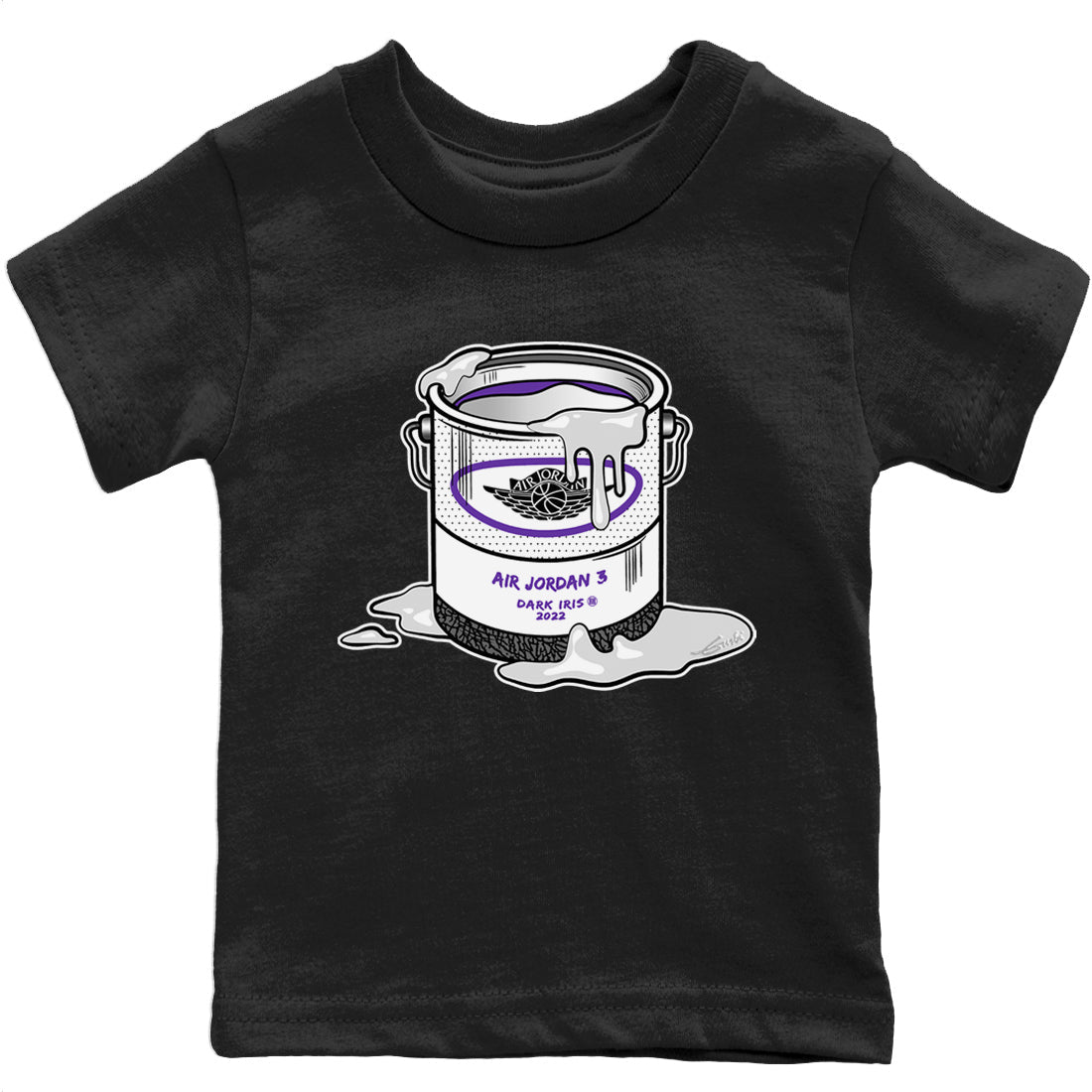 Bucket Kids Tops - Air Jordan 3 Dark Iris