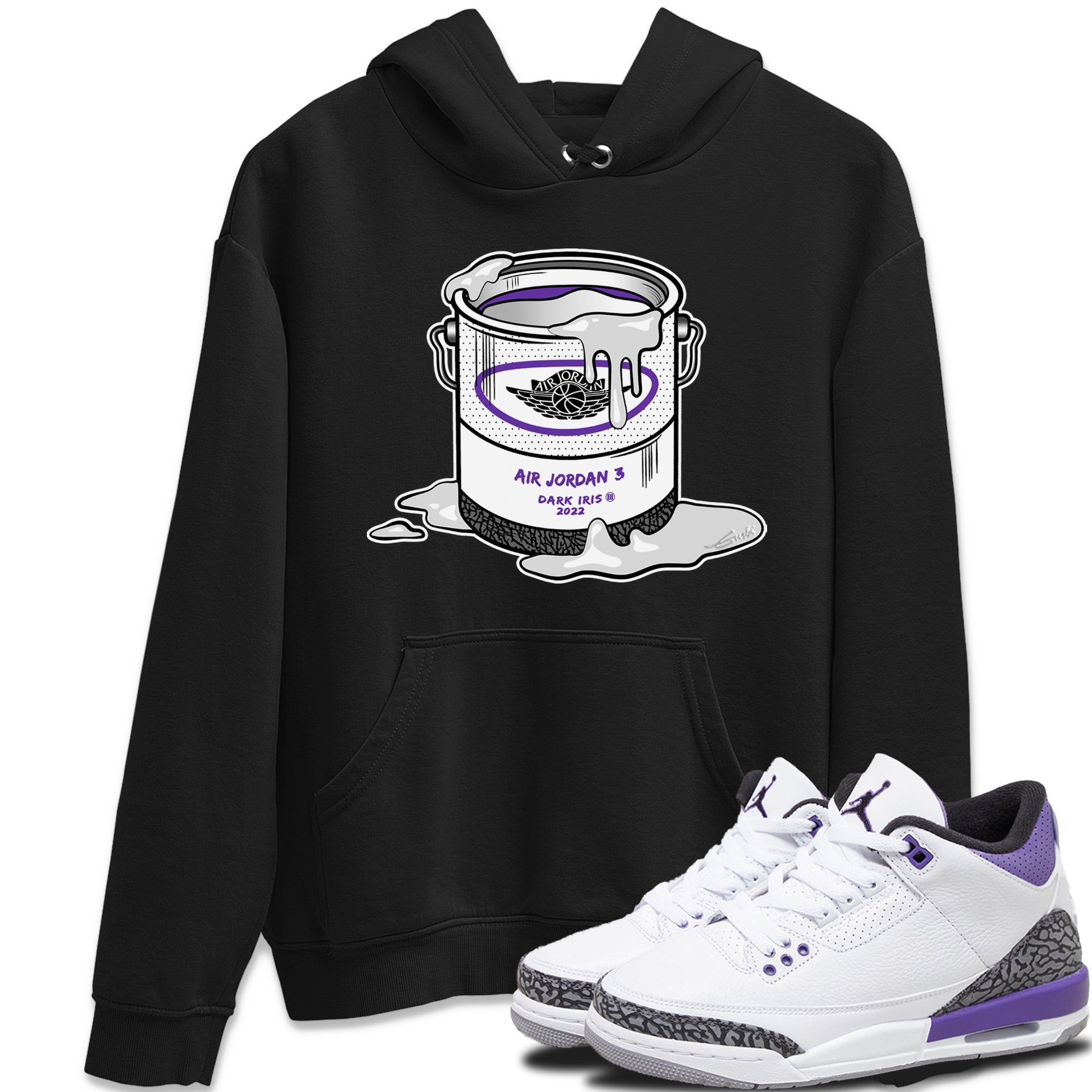 Bucket Unisex Tops - Air Jordan 3 Dark Iris