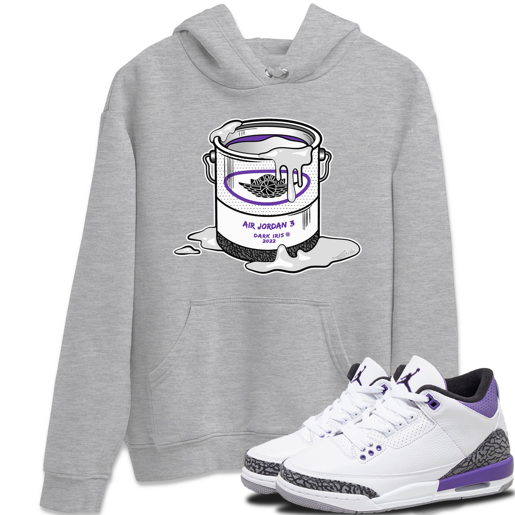 Bucket Unisex Tops - Air Jordan 3 Dark Iris