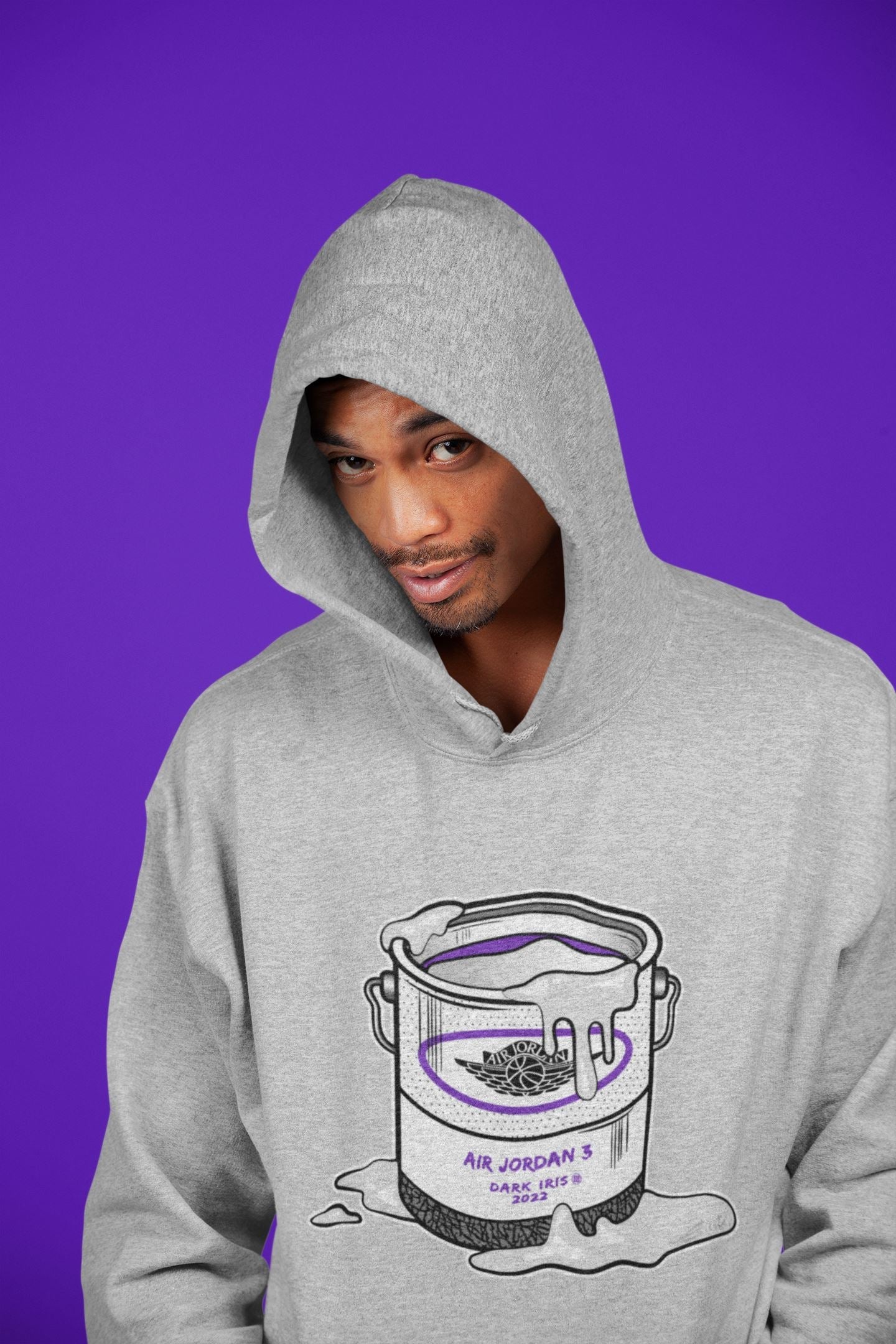 Bucket Unisex Tops - Air Jordan 3 Dark Iris