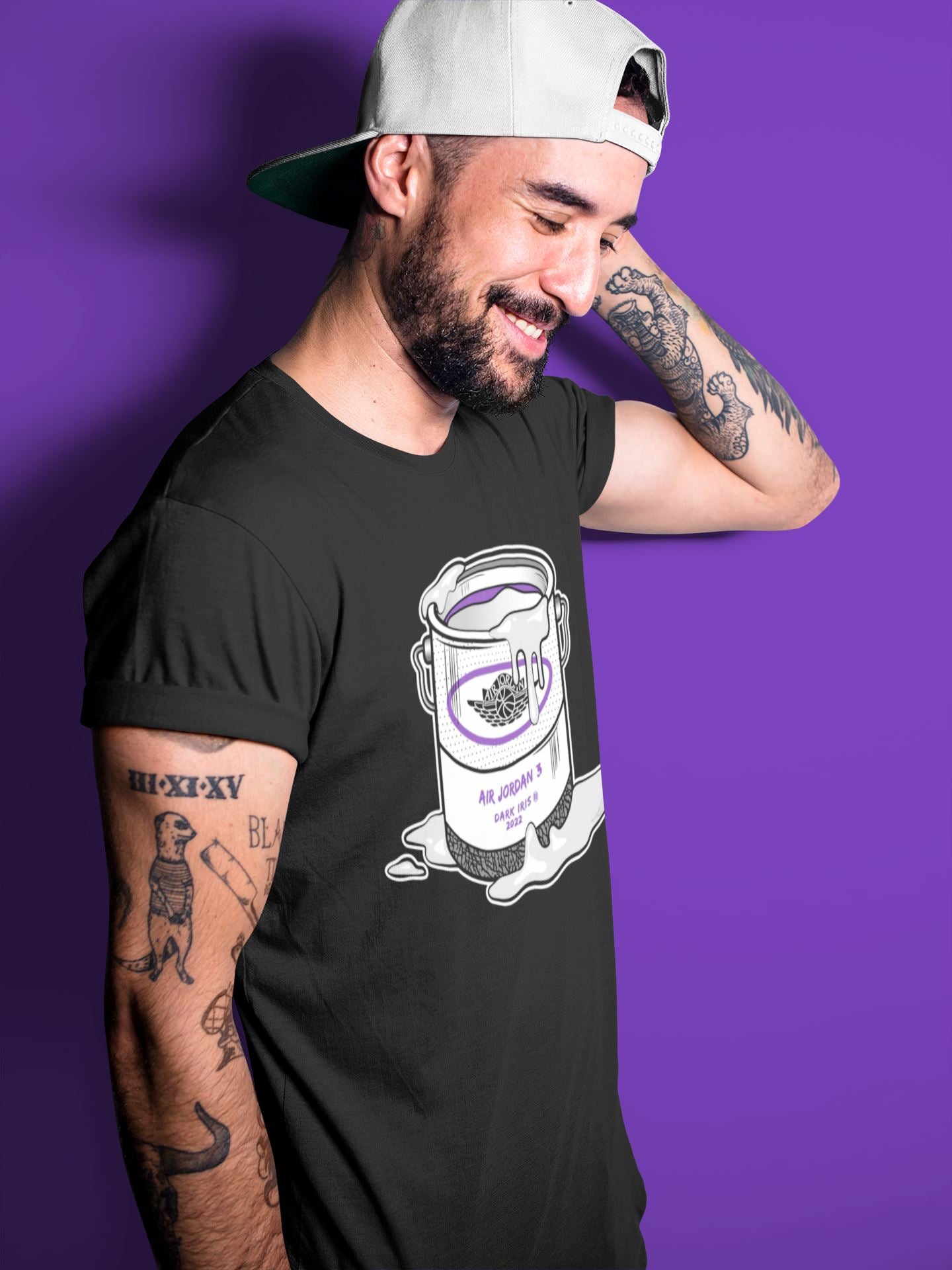 Bucket Unisex Tops - Air Jordan 3 Dark Iris