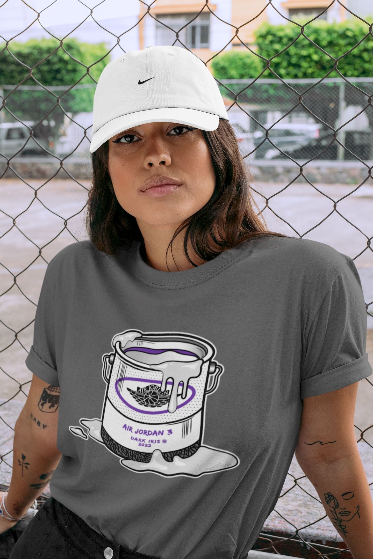 Bucket Unisex Tops - Air Jordan 3 Dark Iris