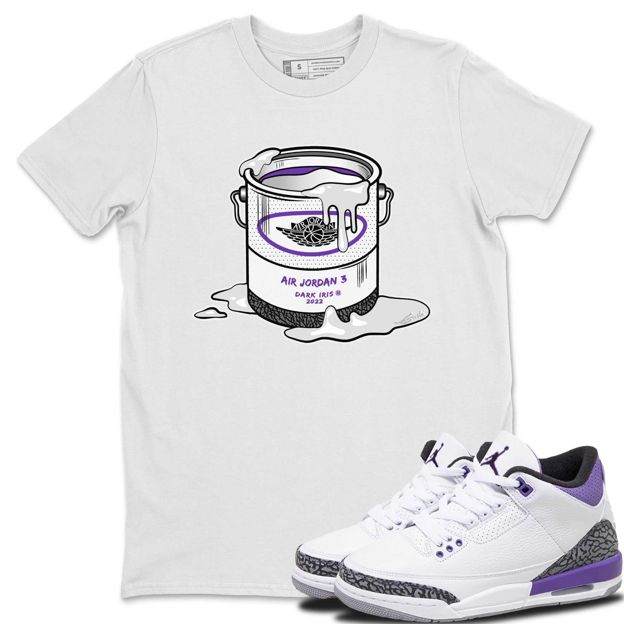 Bucket Unisex Tops - Air Jordan 3 Dark Iris