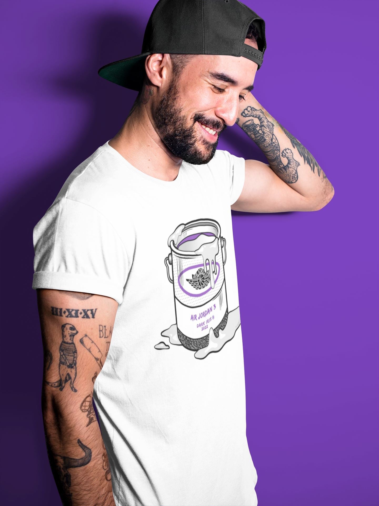 Bucket Unisex Tops - Air Jordan 3 Dark Iris