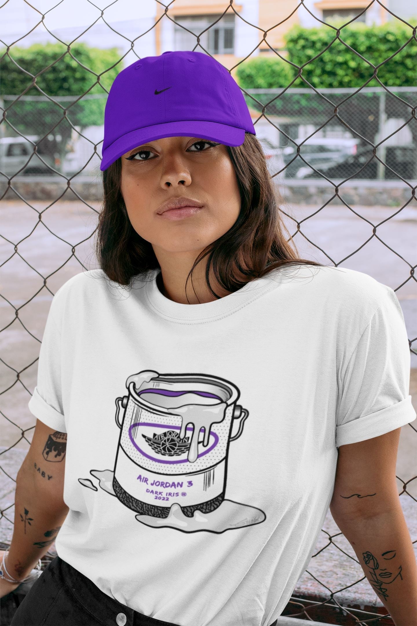 Bucket Unisex Tops - Air Jordan 3 Dark Iris