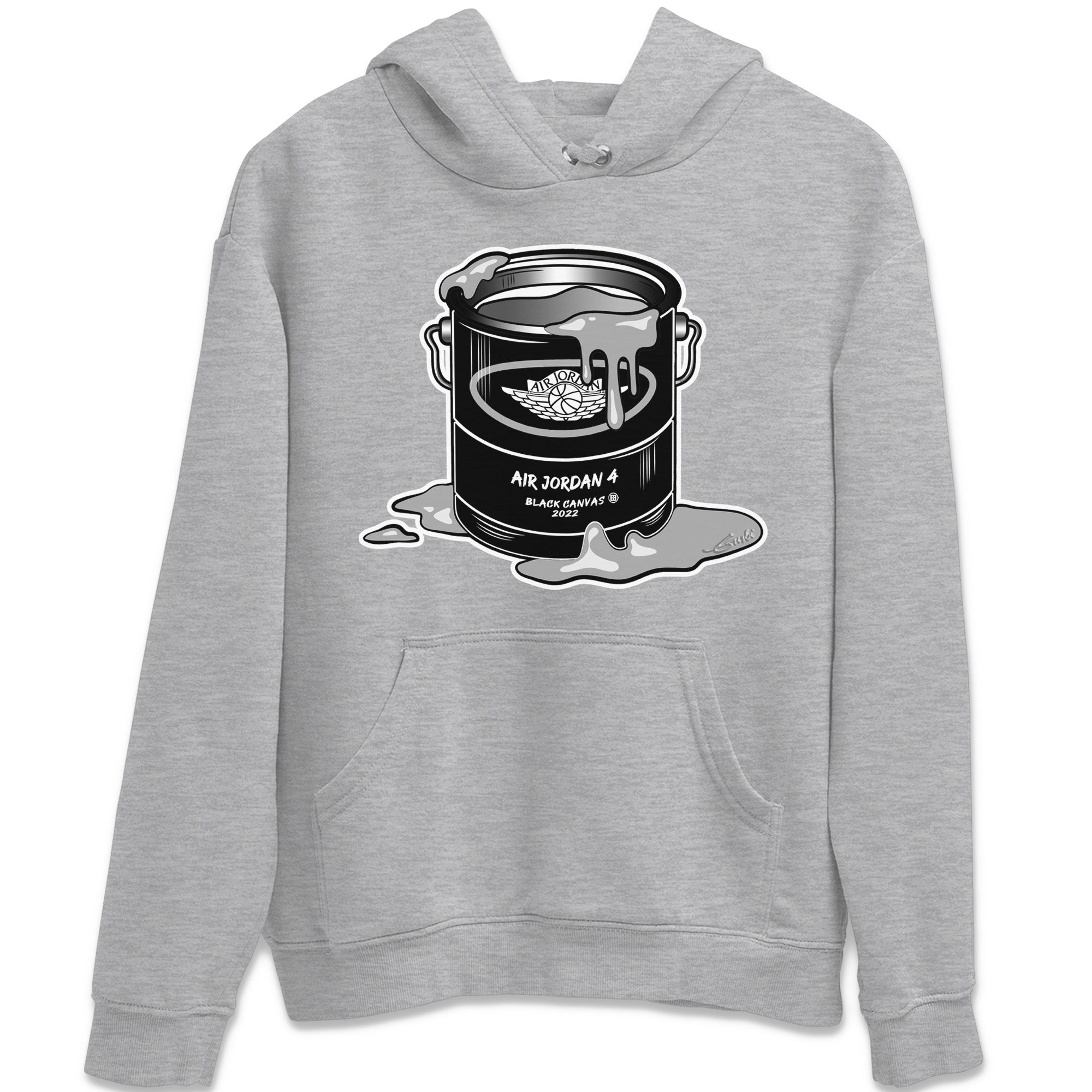 Bucket Unisex Tops - Air Jordan 4 Black Canvas