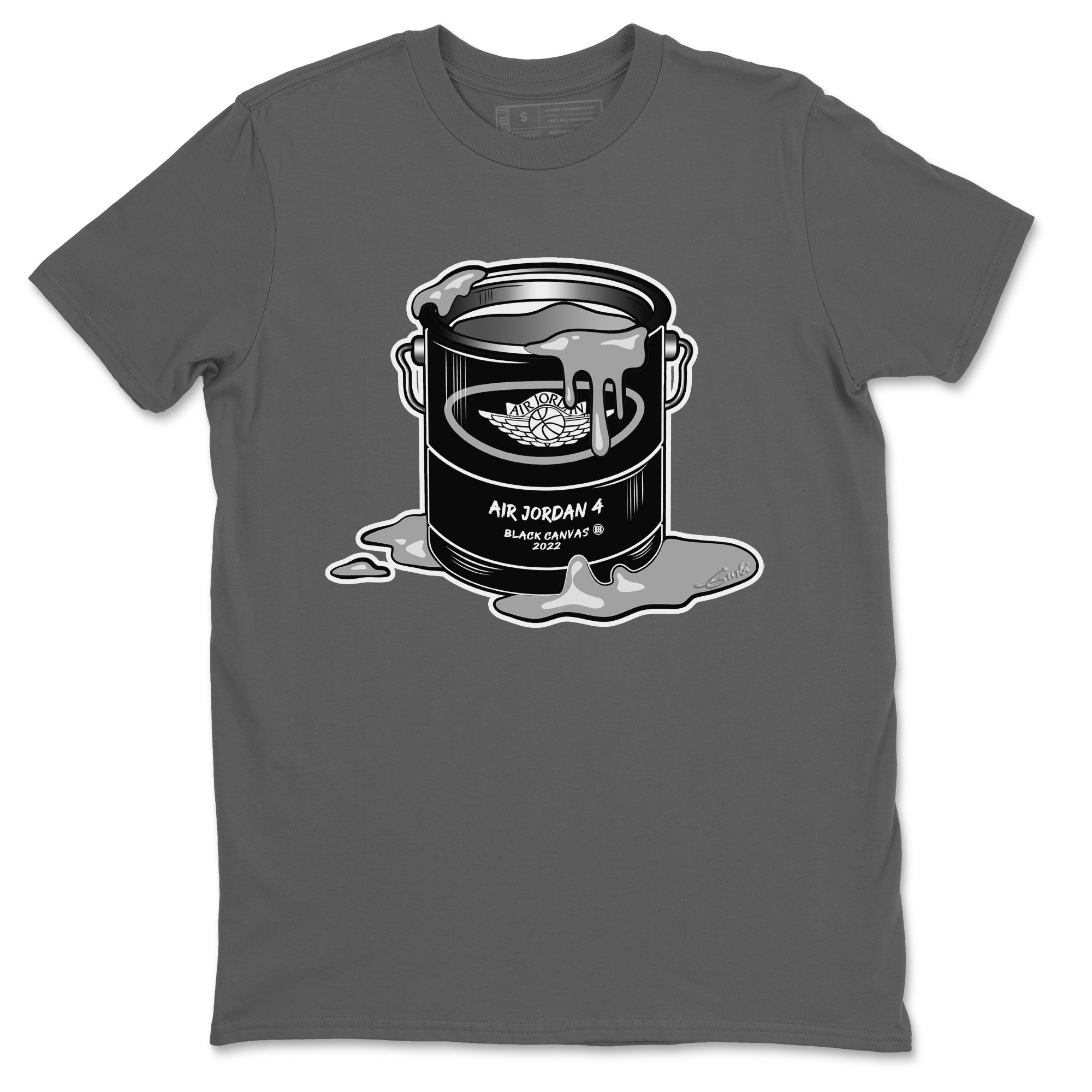 Bucket Unisex Tops - Air Jordan 4 Black Canvas