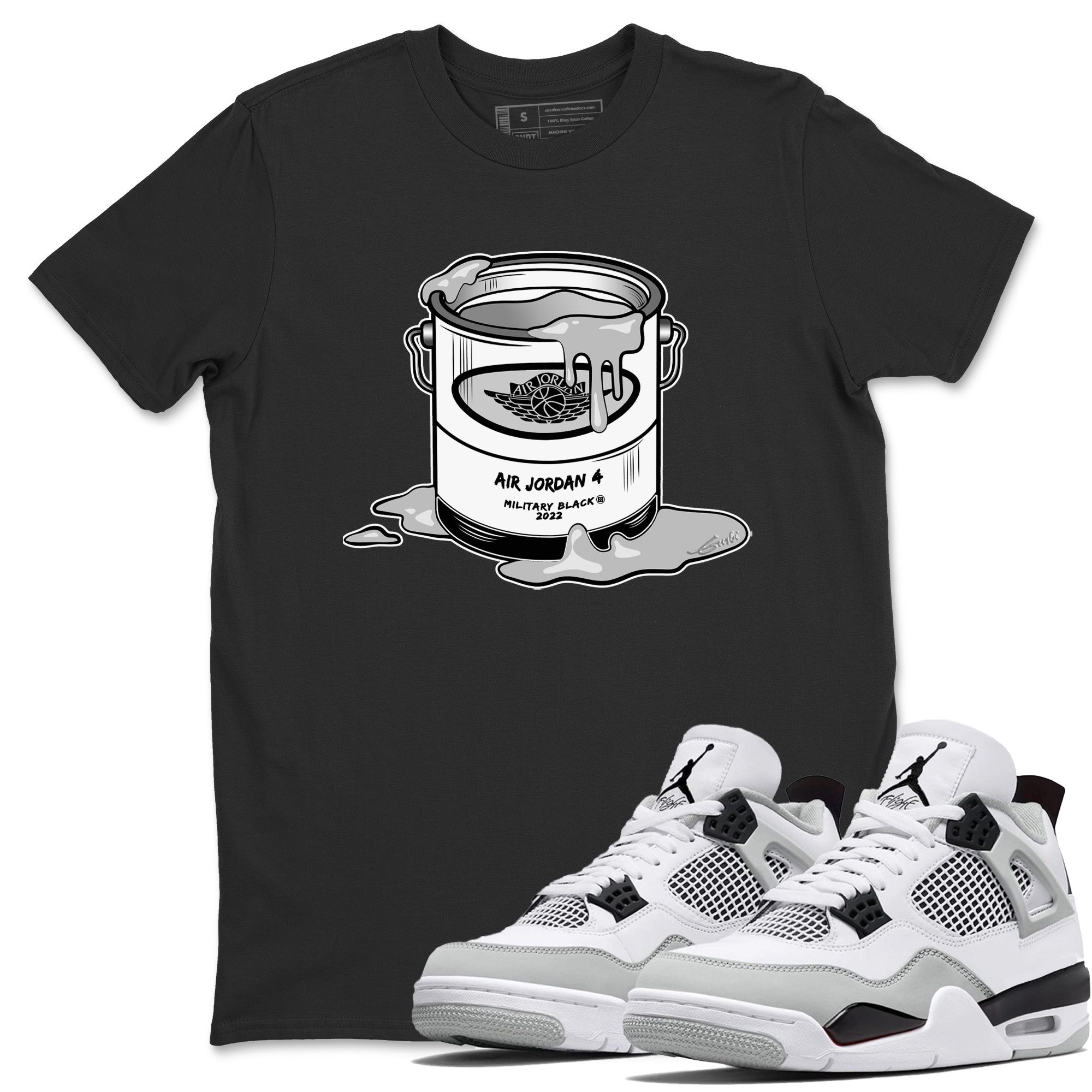 Bucket Unisex Tops - Air Jordan 4 Military Black
