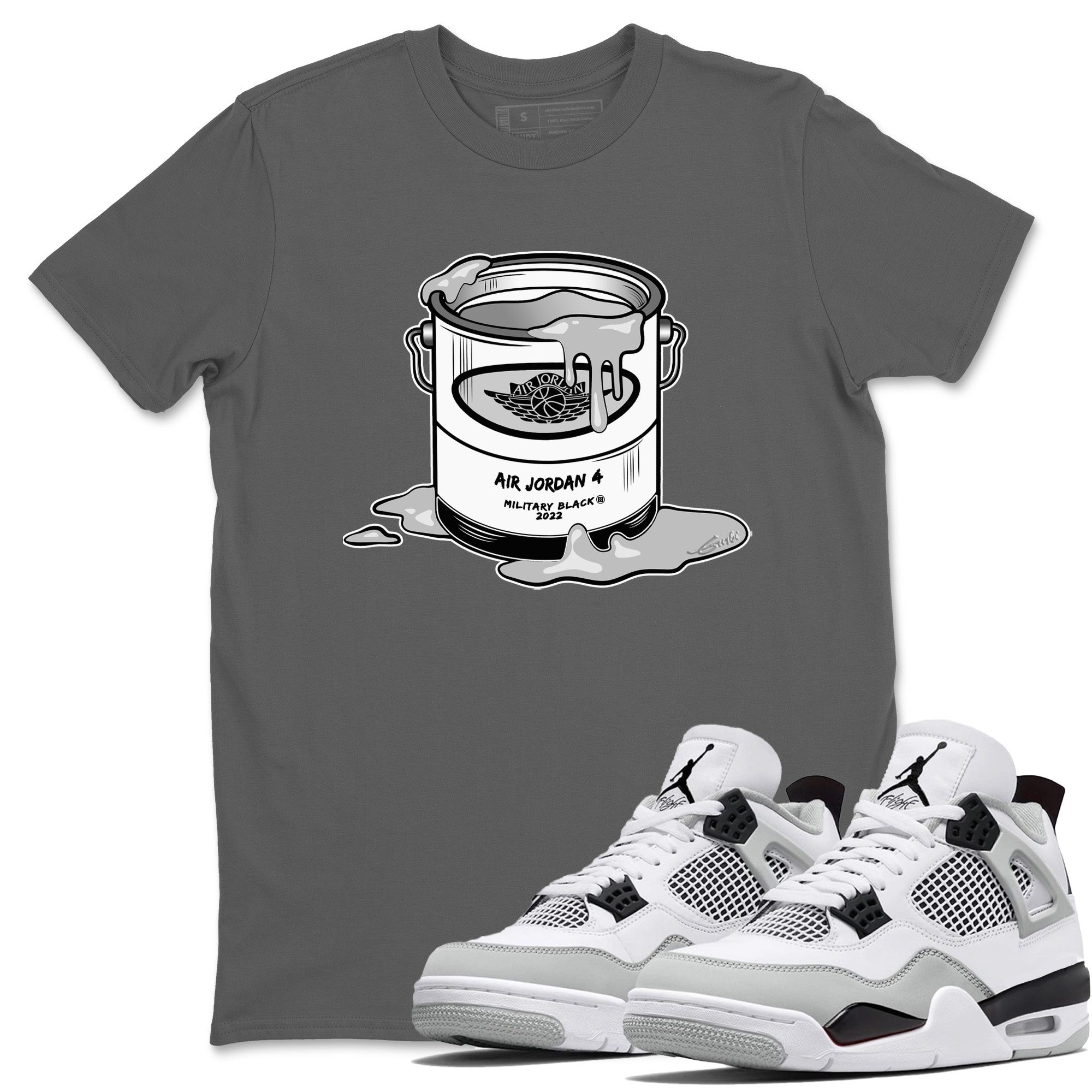 Bucket Unisex Tops - Air Jordan 4 Military Black