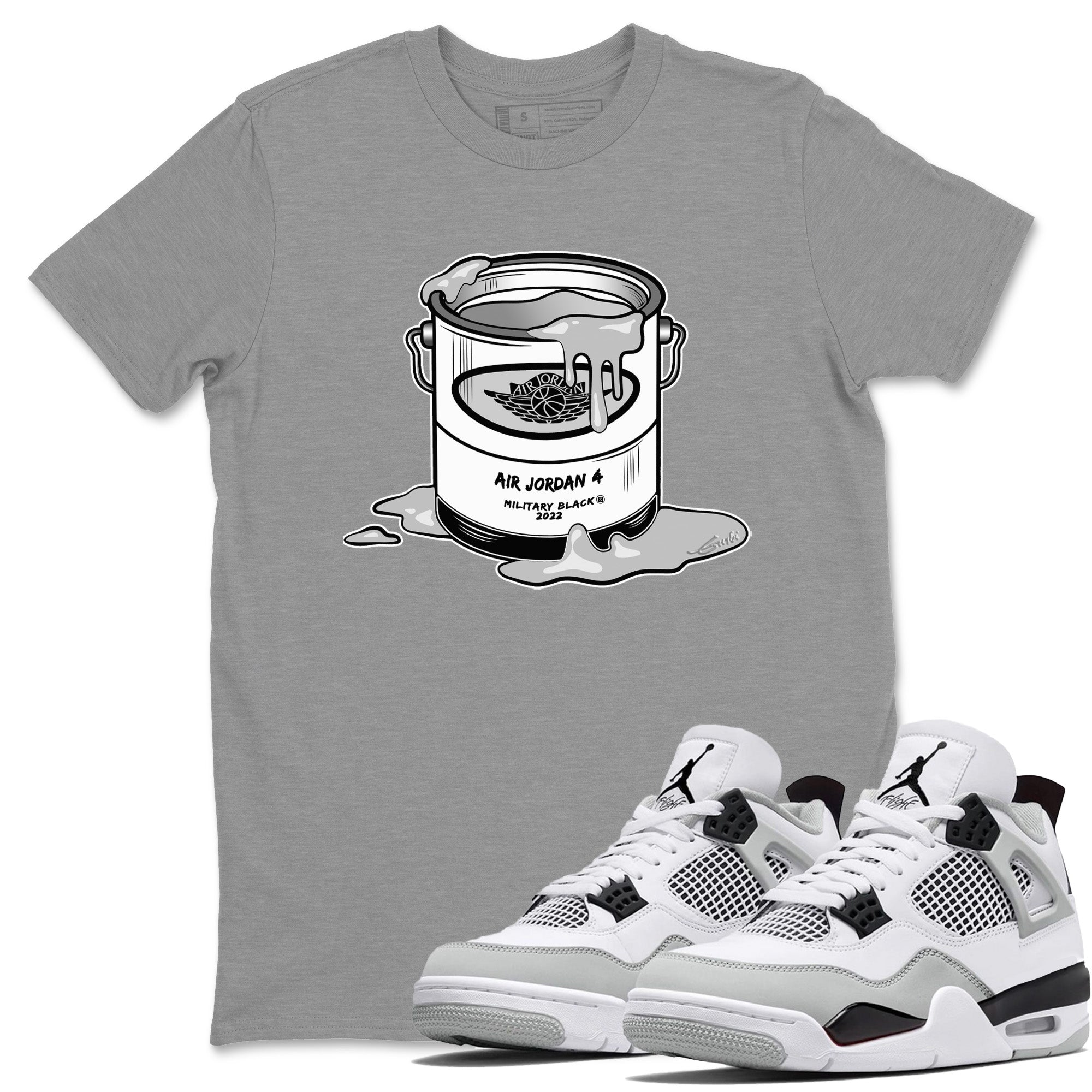 Bucket Unisex Tops - Air Jordan 4 Military Black