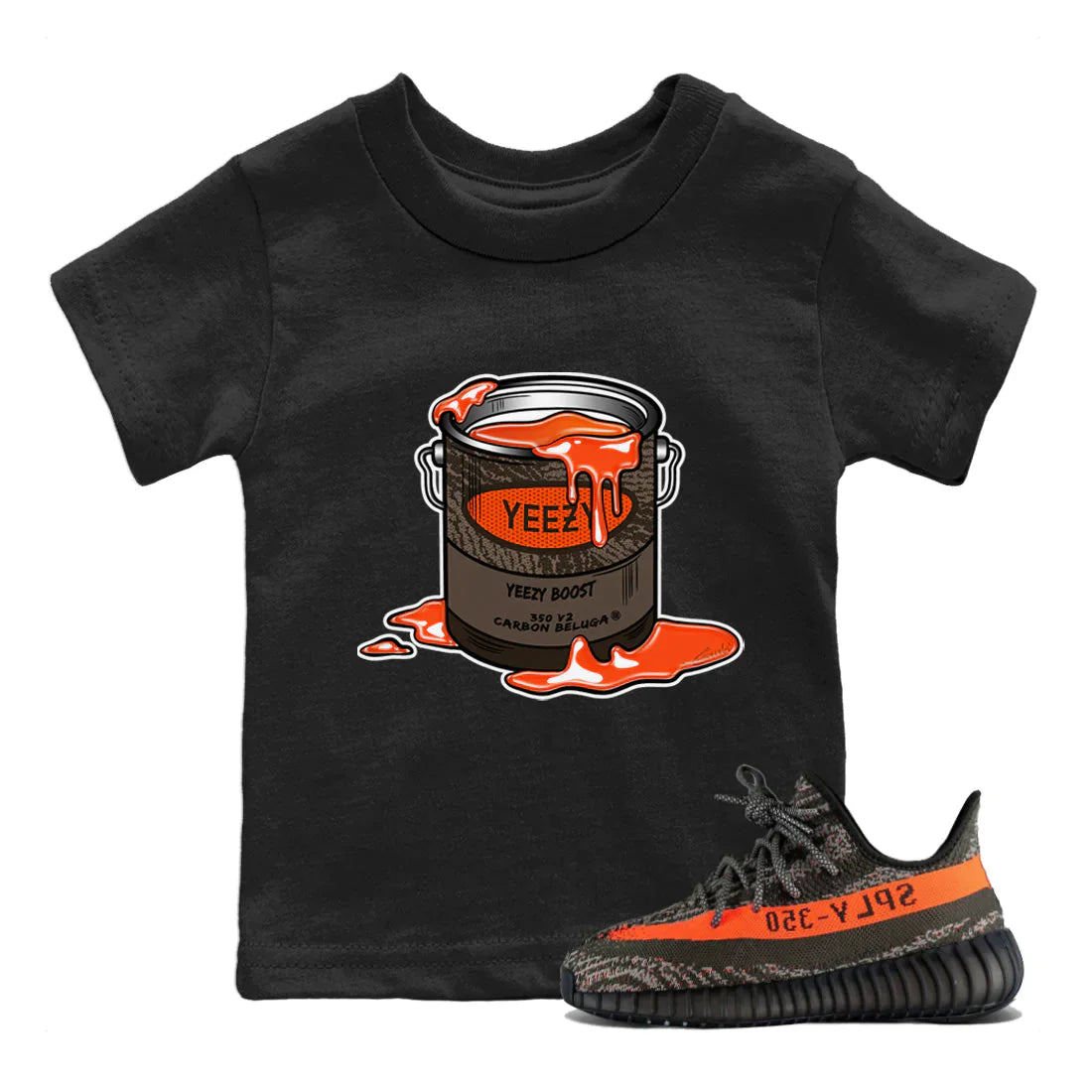 Bucket Kids Tops - Yeezy 350 Carbon Beluga
