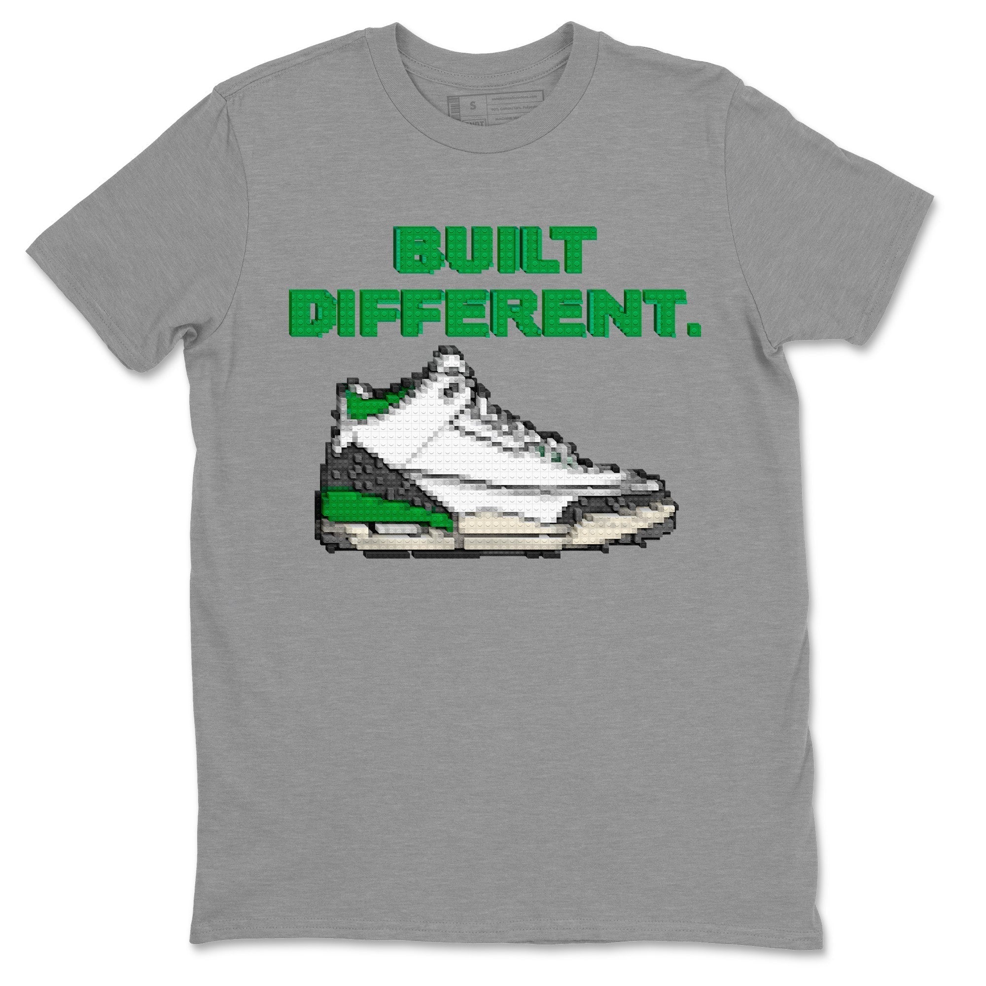 Built Different Unisex Tops - Air Jordan 3 Lucky Green