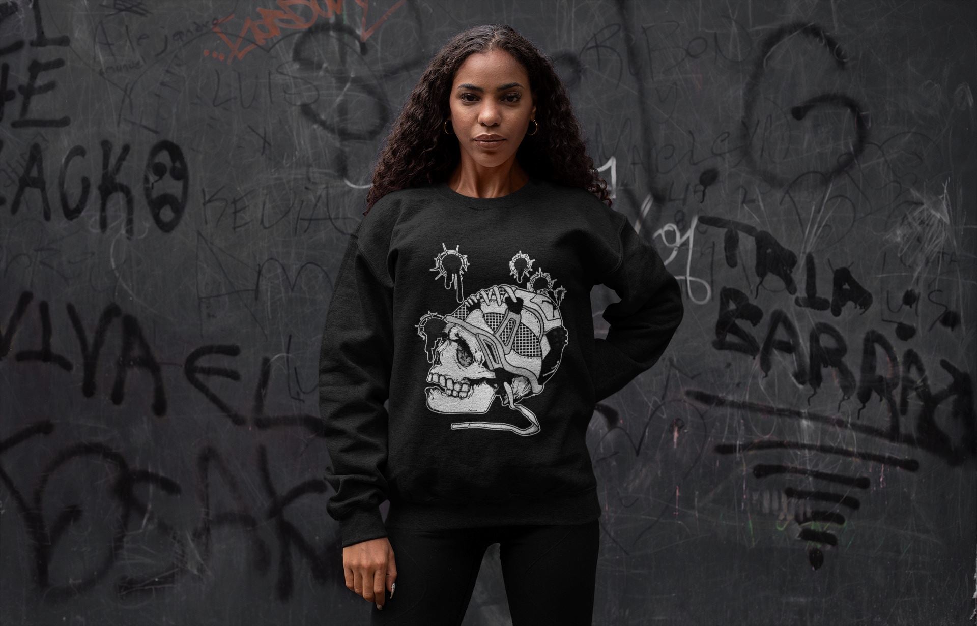 Bullet Holes Unisex Tops - Air Jordan 4 Military Black