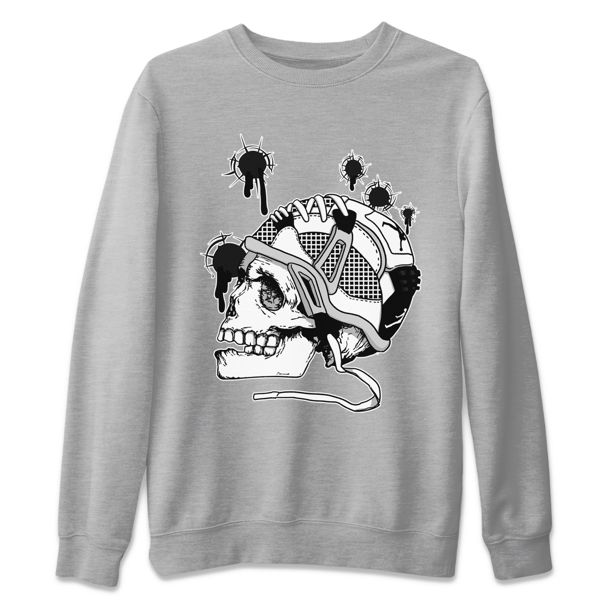 Bullet Holes Unisex Tops - Air Jordan 4 Military Black