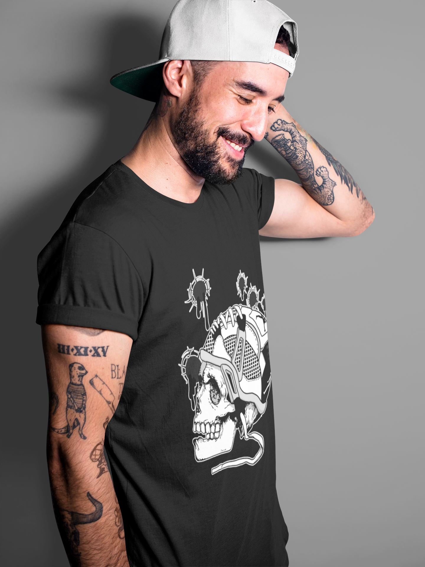 Bullet Holes Unisex Tops - Air Jordan 4 Military Black