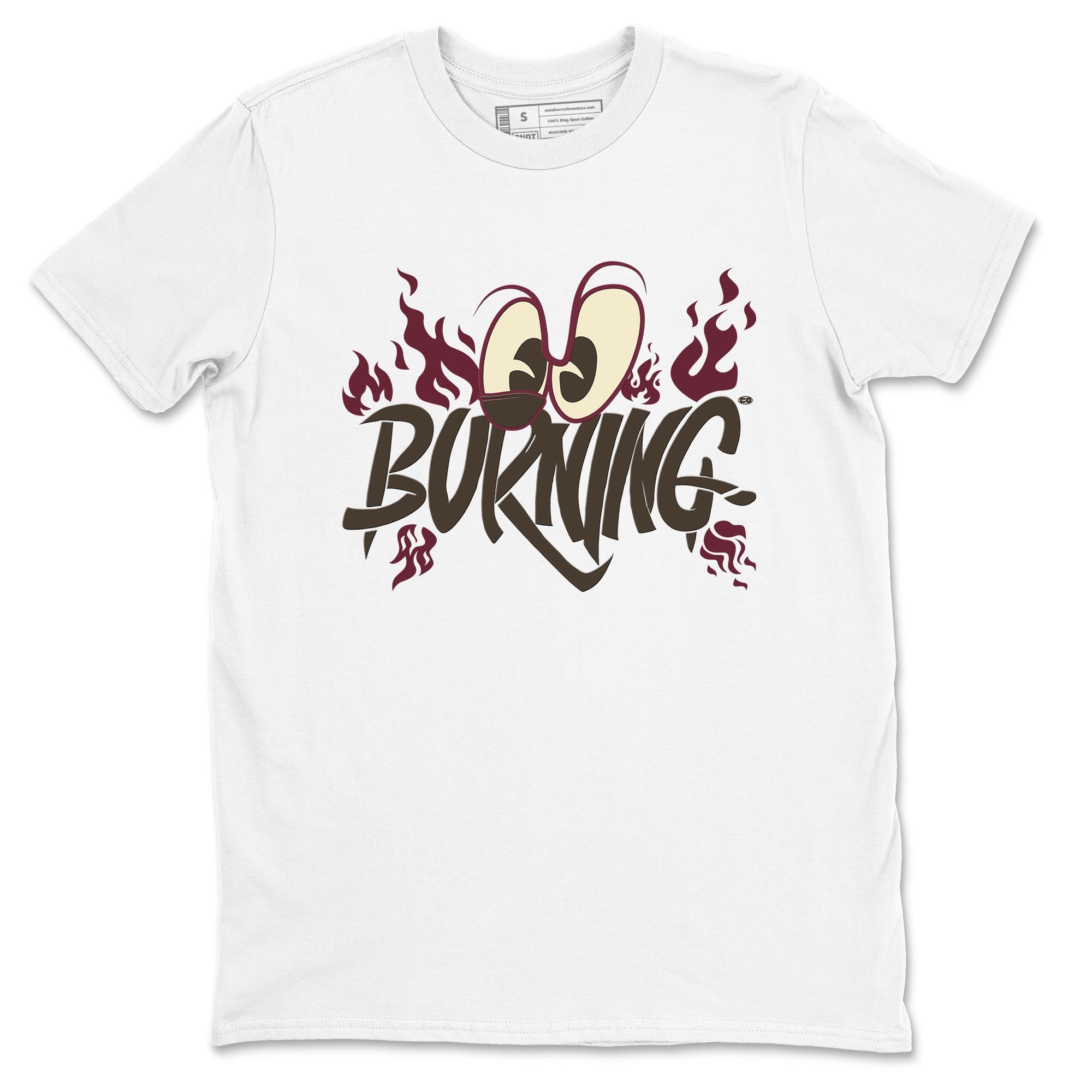 Burning snkmatch Tees - Air Jordan 3 A Ma Maniere x Burgundy Crush