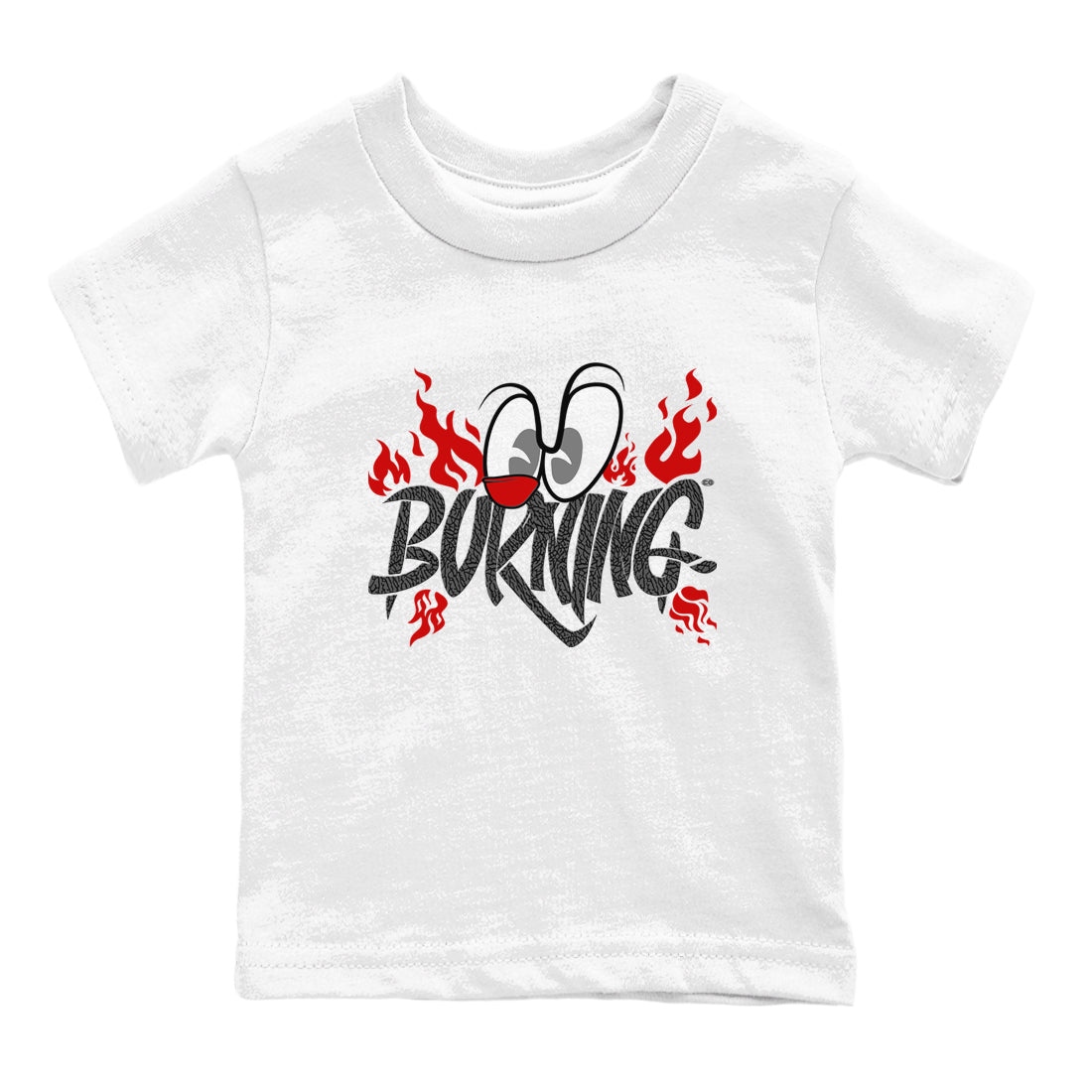Burning snkmatch Tees Kids - Air Jordan 3 Cement Grey