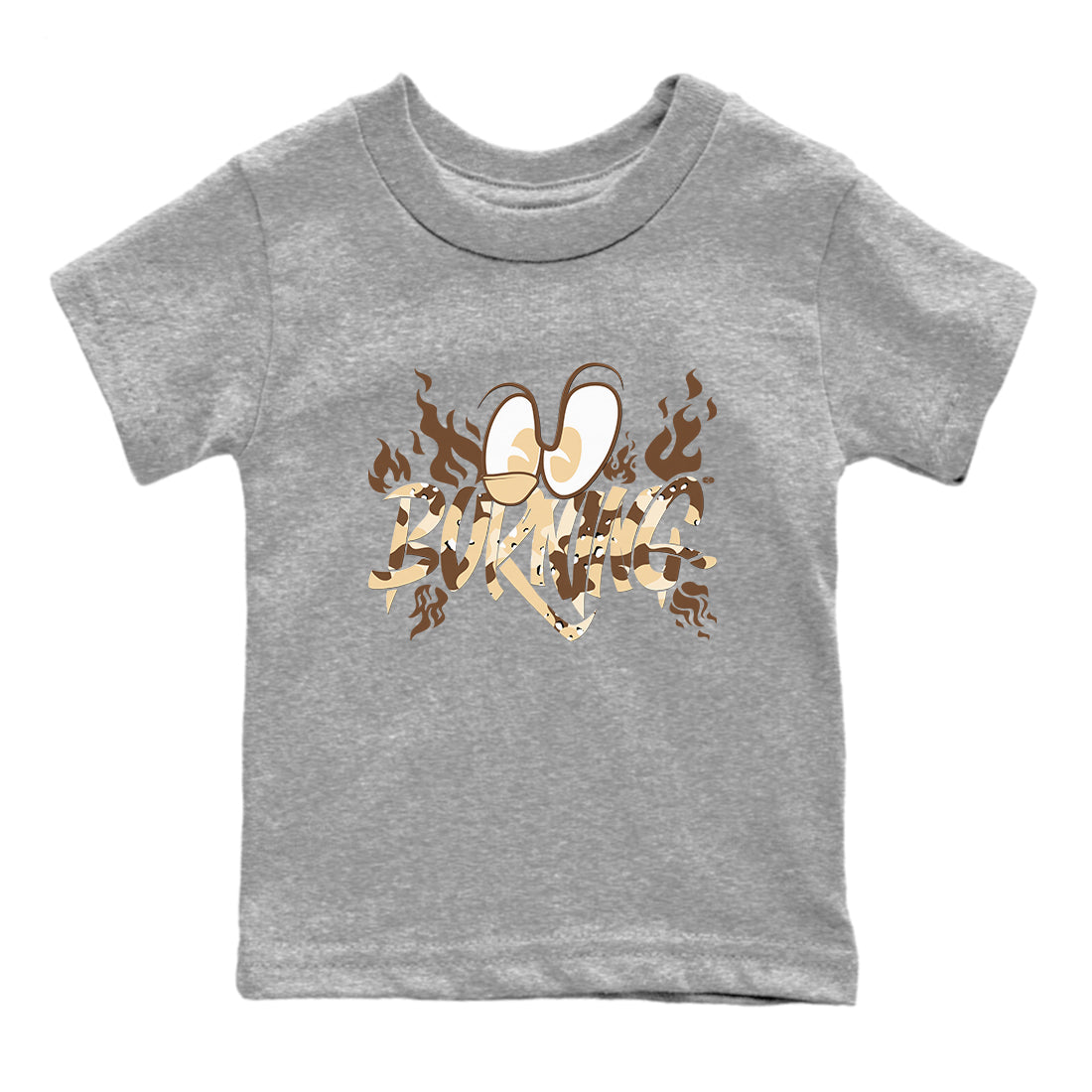 Burning snkmatch Tees Kids - Air Jordan 3 Desert Camo
