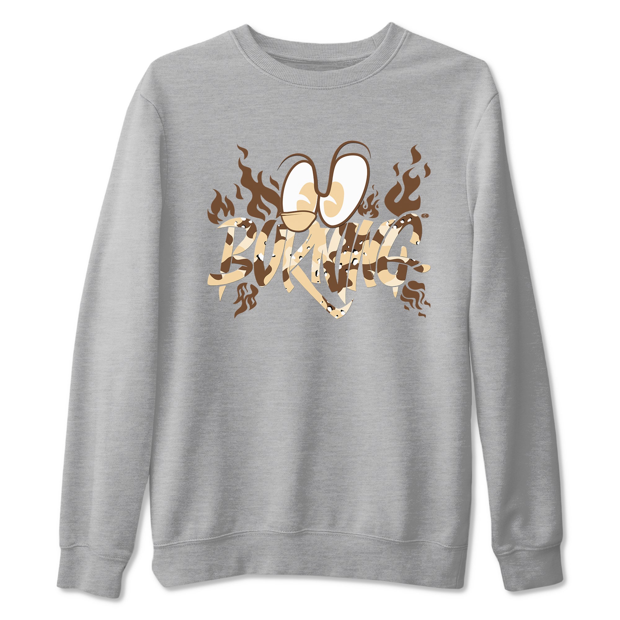 Burning snkmatch Tees - Air Jordan 3 Desert Camo