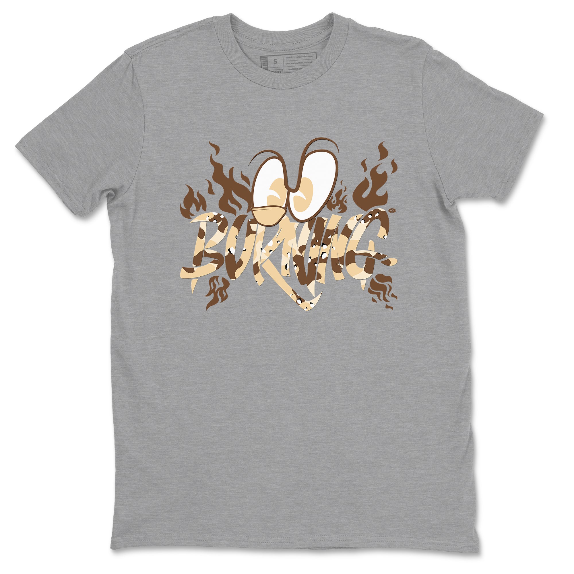 Burning snkmatch Tees - Air Jordan 3 Desert Camo