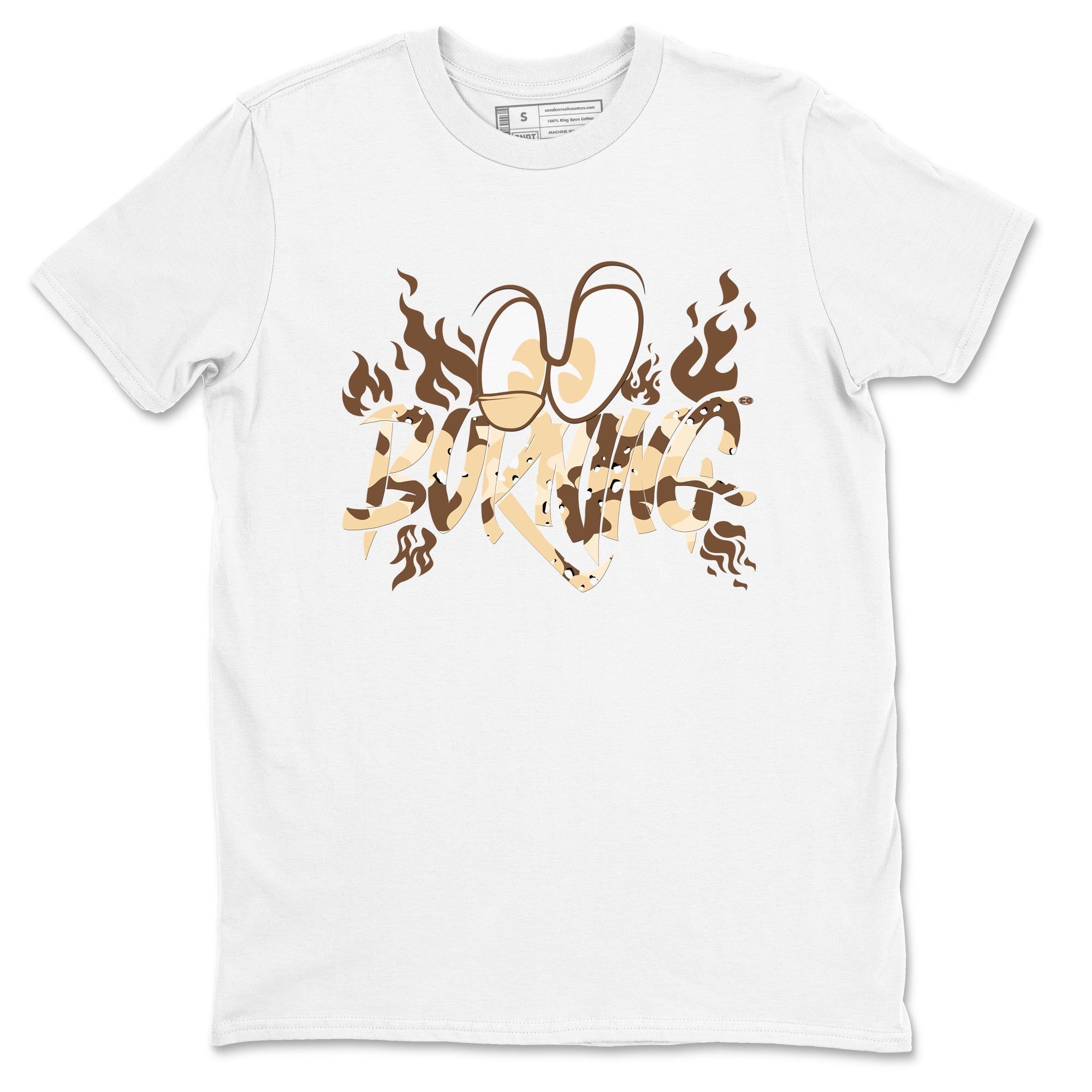 Burning snkmatch Tees - Air Jordan 3 Desert Camo