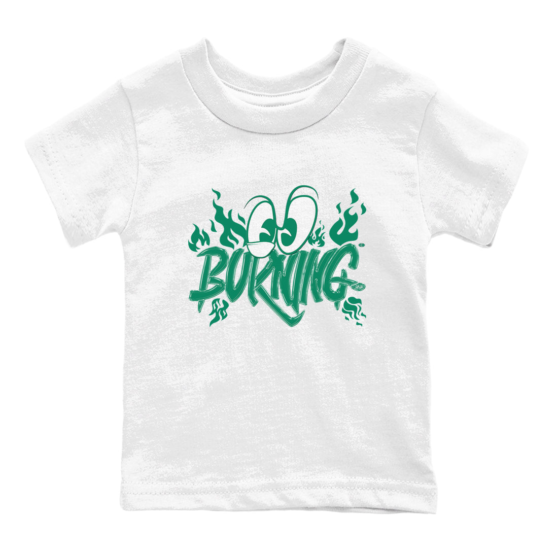 Burning snkmatch Tees Kids - Air Jordan 4 Oxidized Green
