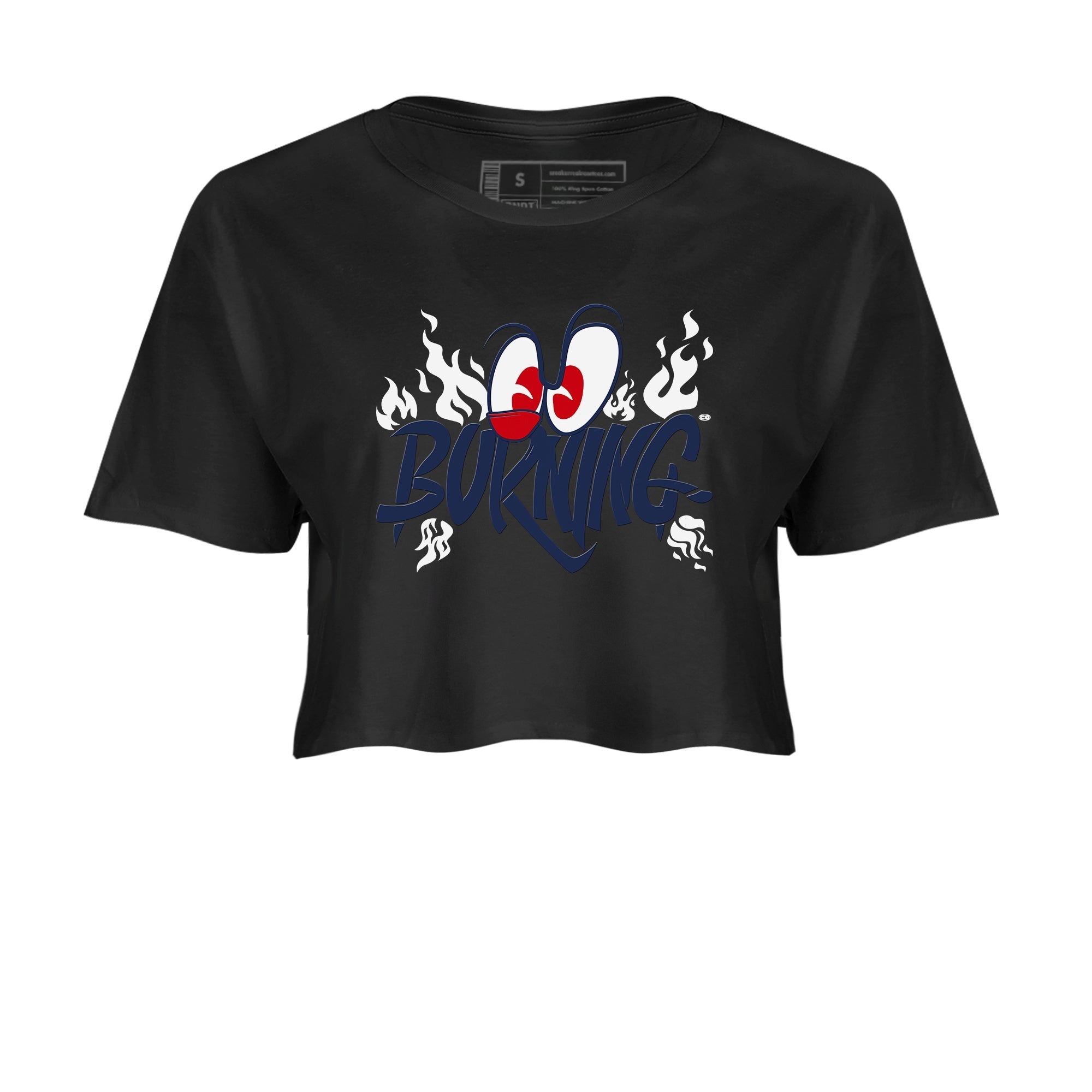 Burning snkmatch Women's Top - Air Jordan 6 White And Midnight Navy