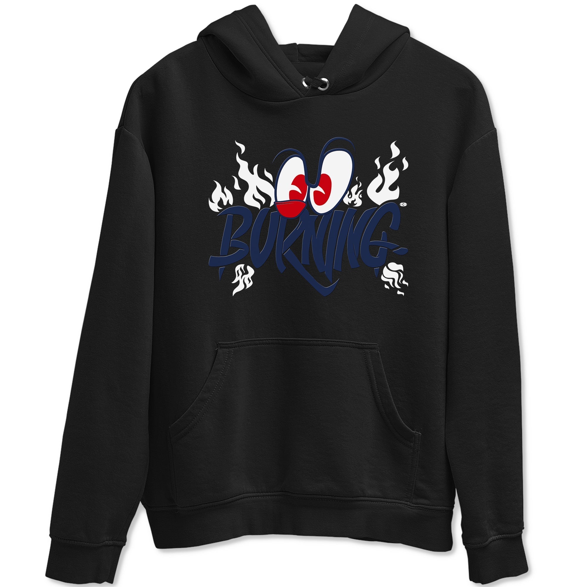Burning snkmatch Tees - Air Jordan 6 White And Midnight Navy