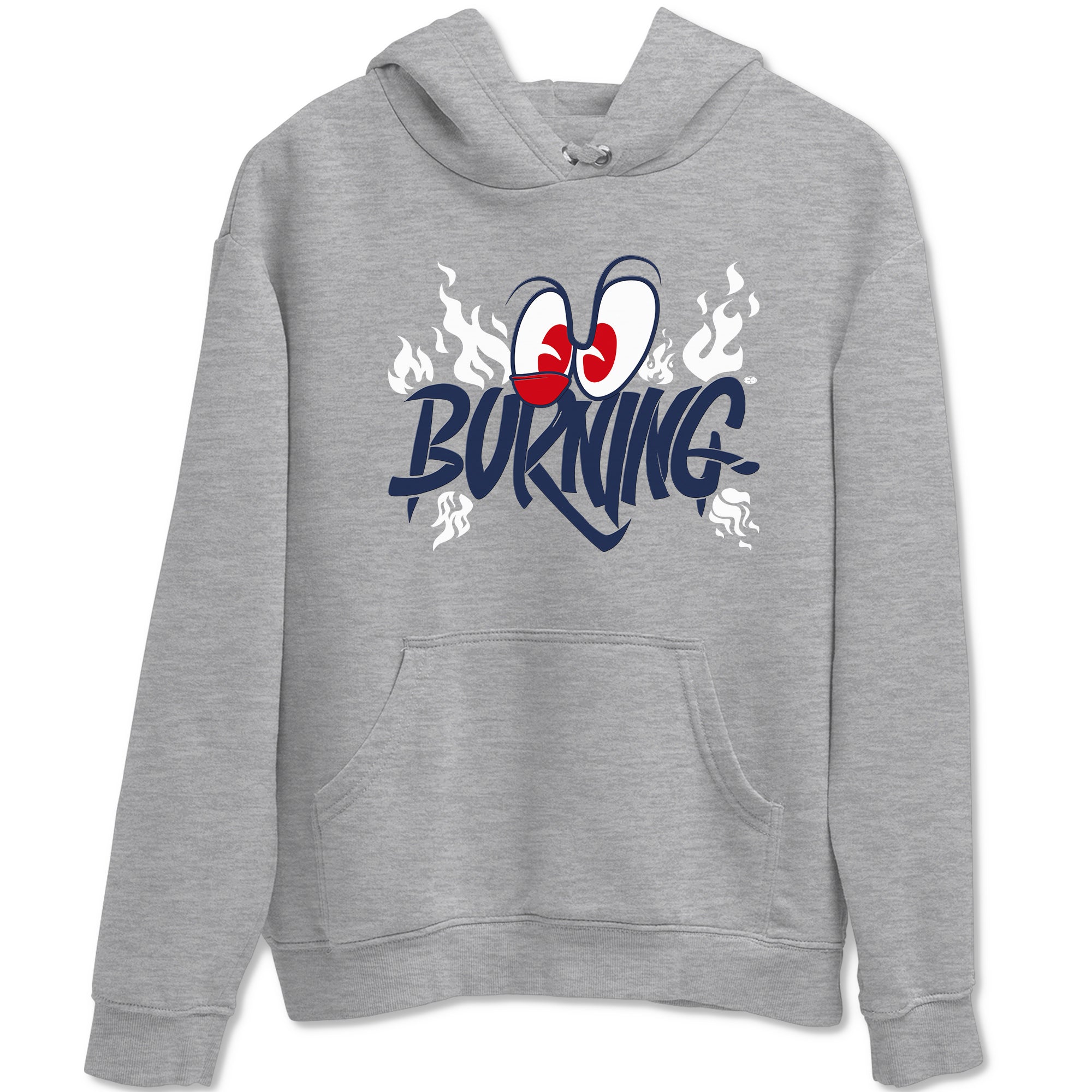 Burning snkmatch Tees - Air Jordan 6 White And Midnight Navy
