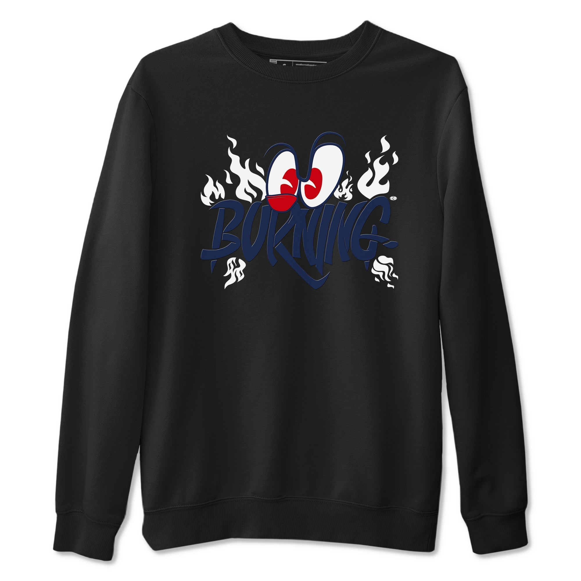 Burning snkmatch Tees - Air Jordan 6 White And Midnight Navy