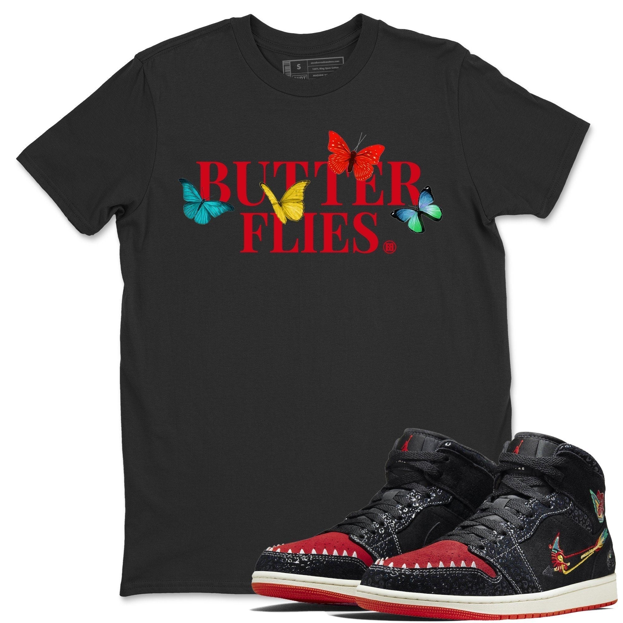 Butterflies Unisex Tops - Air Jordan 1 Siempre Familia
