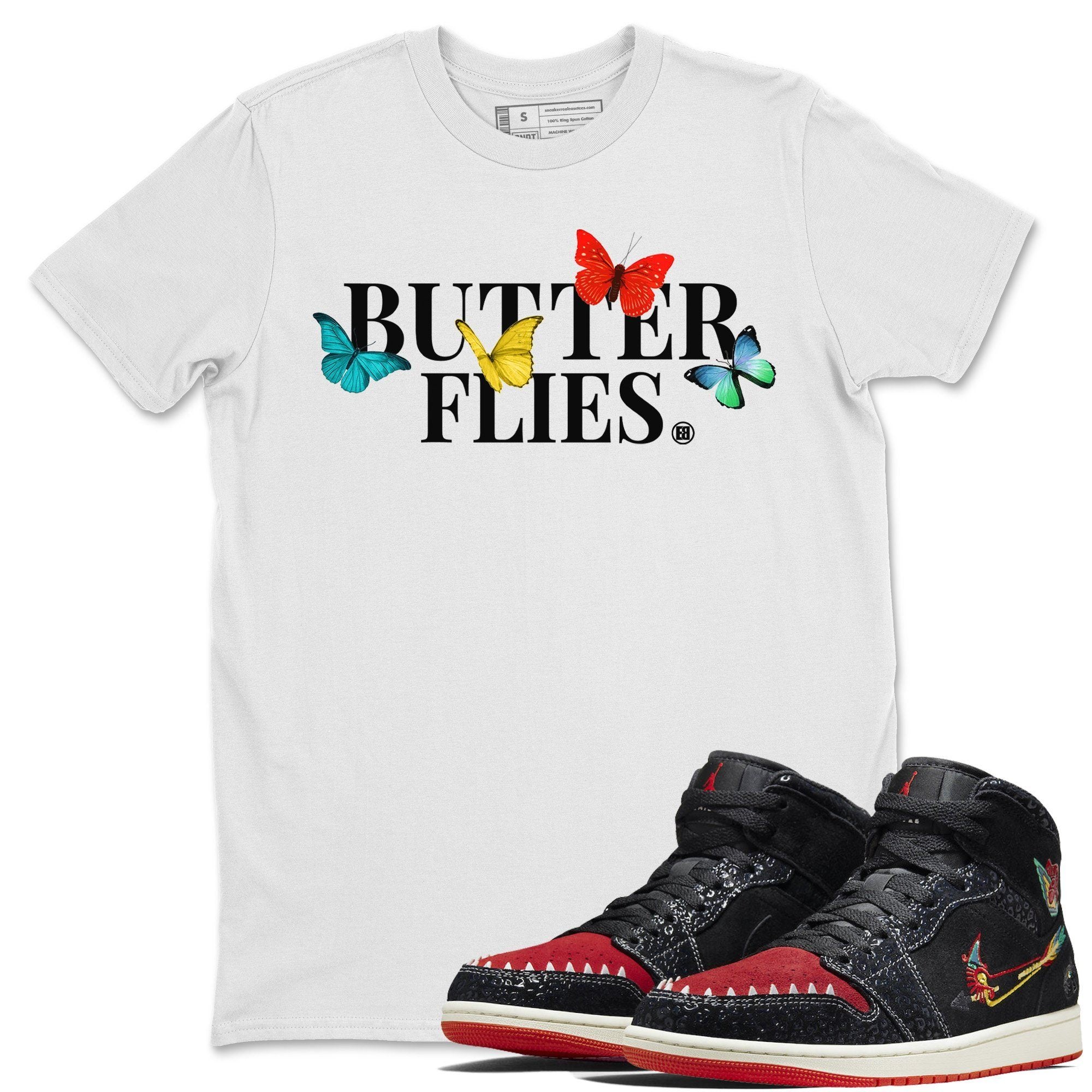Butterflies Unisex Tops - Air Jordan 1 Siempre Familia
