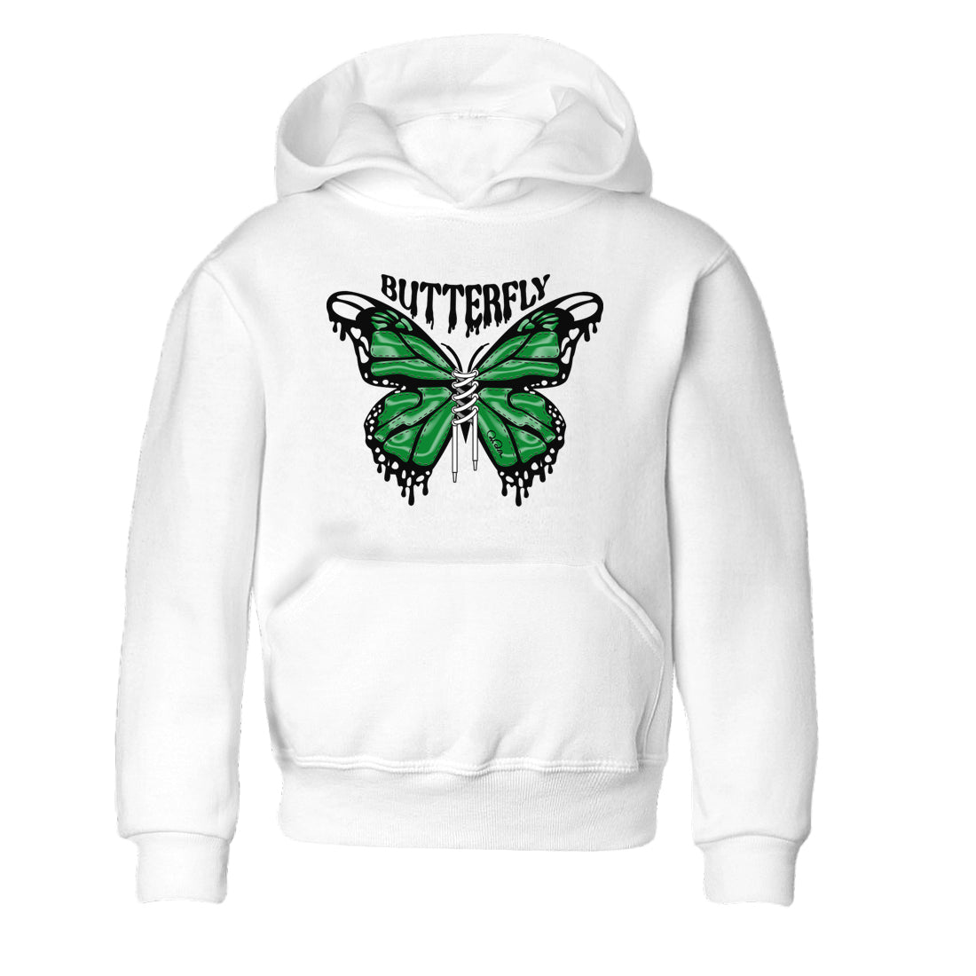 Butterfly Kids Tops - Air Jordan 1 Celtics