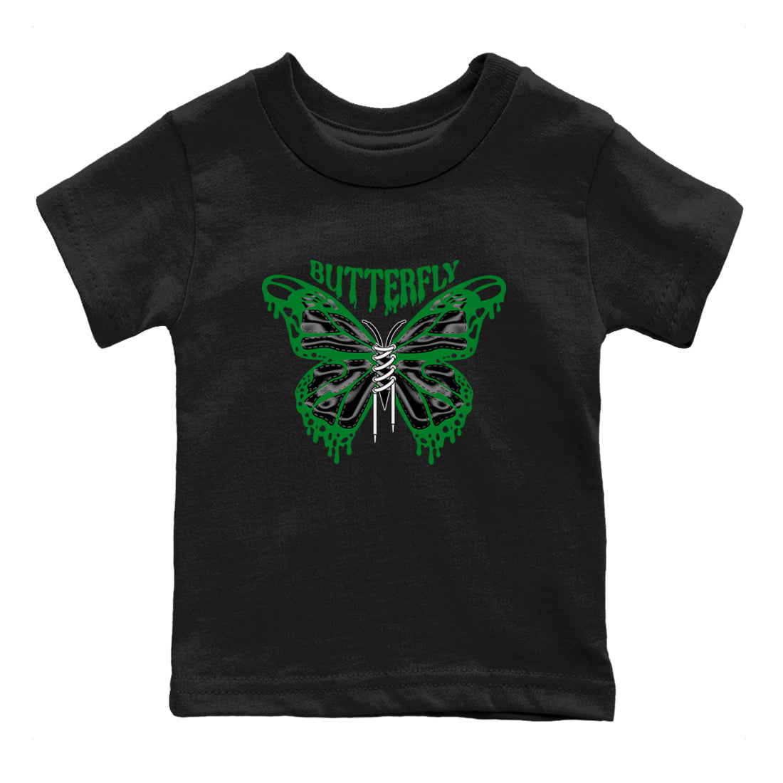 Butterfly Kids Tops - Air Jordan 1 Celtics