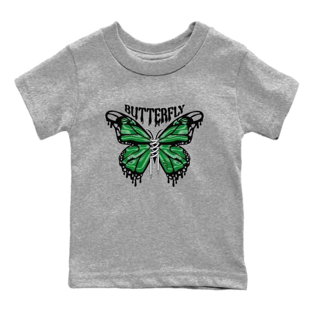 Butterfly Kids Tops - Air Jordan 1 Celtics