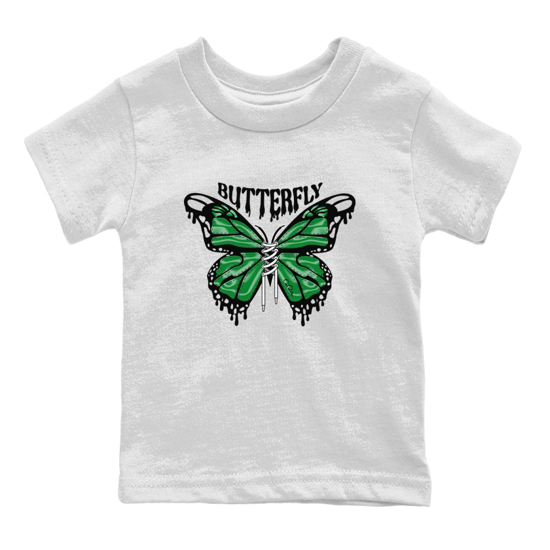 Butterfly Kids Tops - Air Jordan 1 Celtics