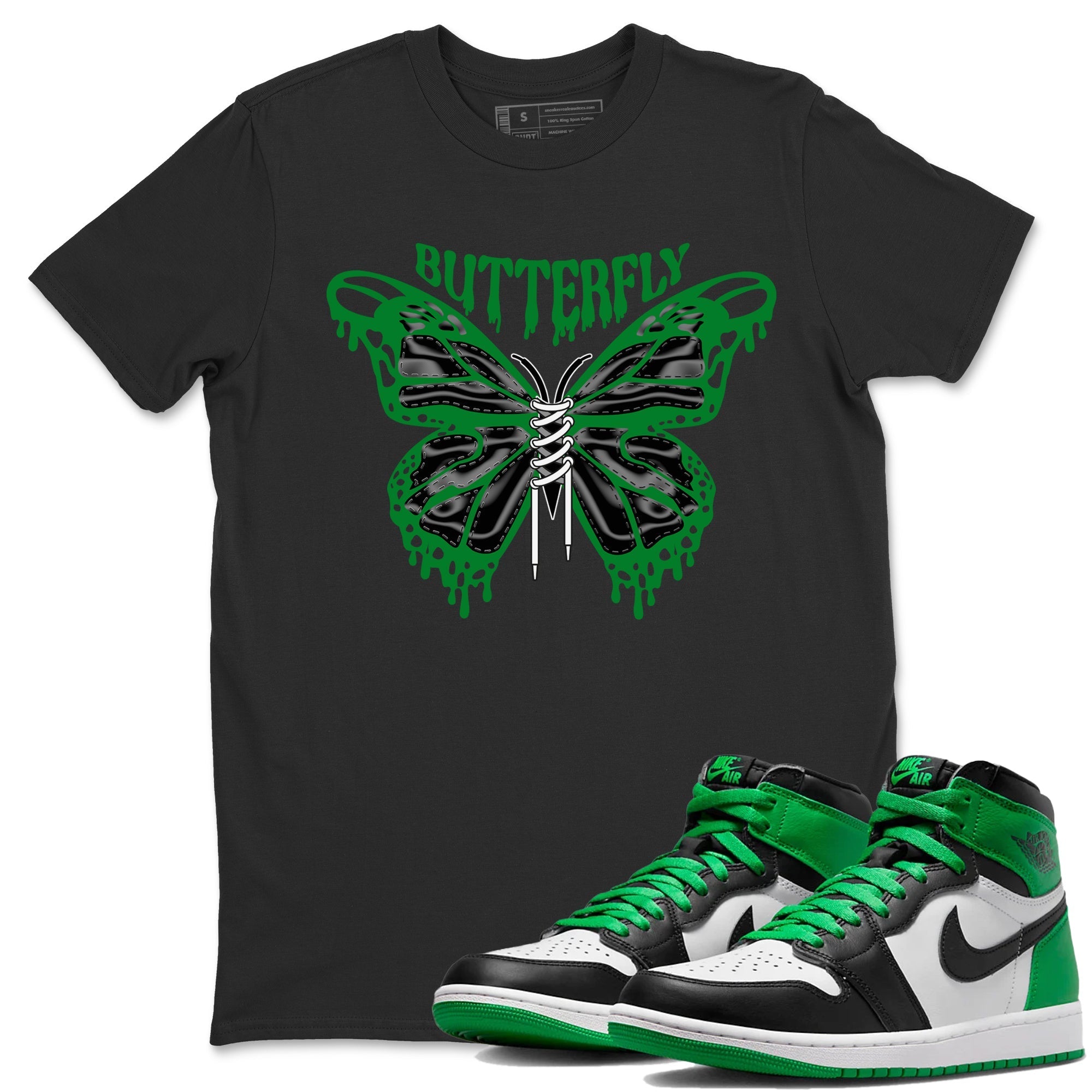 Butterfly Unisex Tops - Air Jordan 1 Celtics