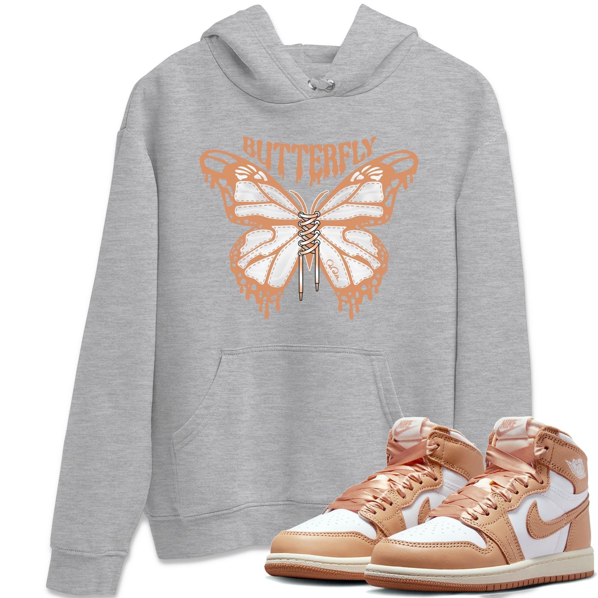 Butterfly snkmatch Tee - Air Jordan 1 Praline