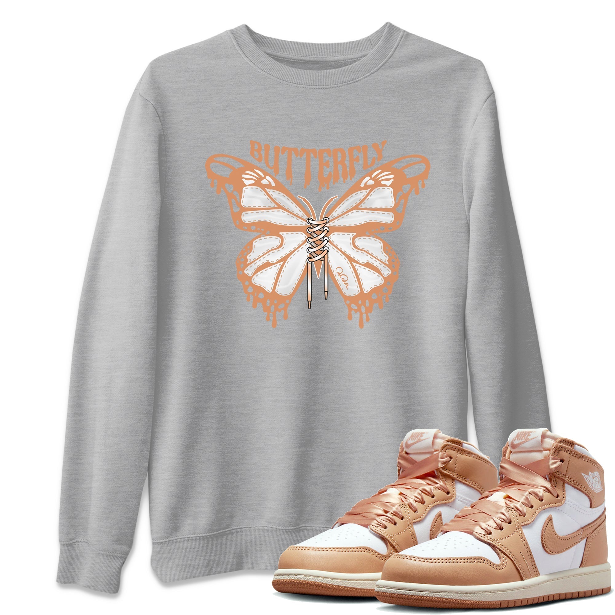 Butterfly snkmatch Tee - Air Jordan 1 Praline