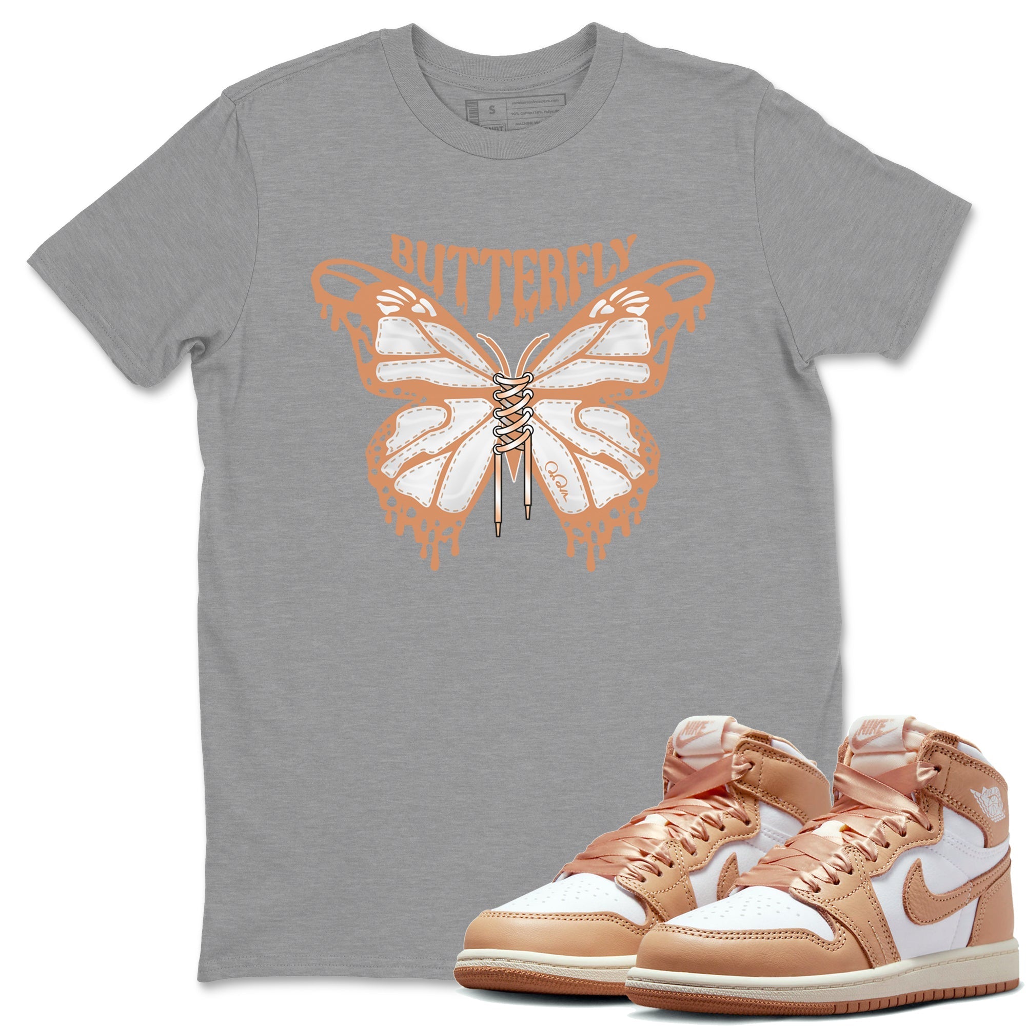 Butterfly snkmatch Tee - Air Jordan 1 Praline