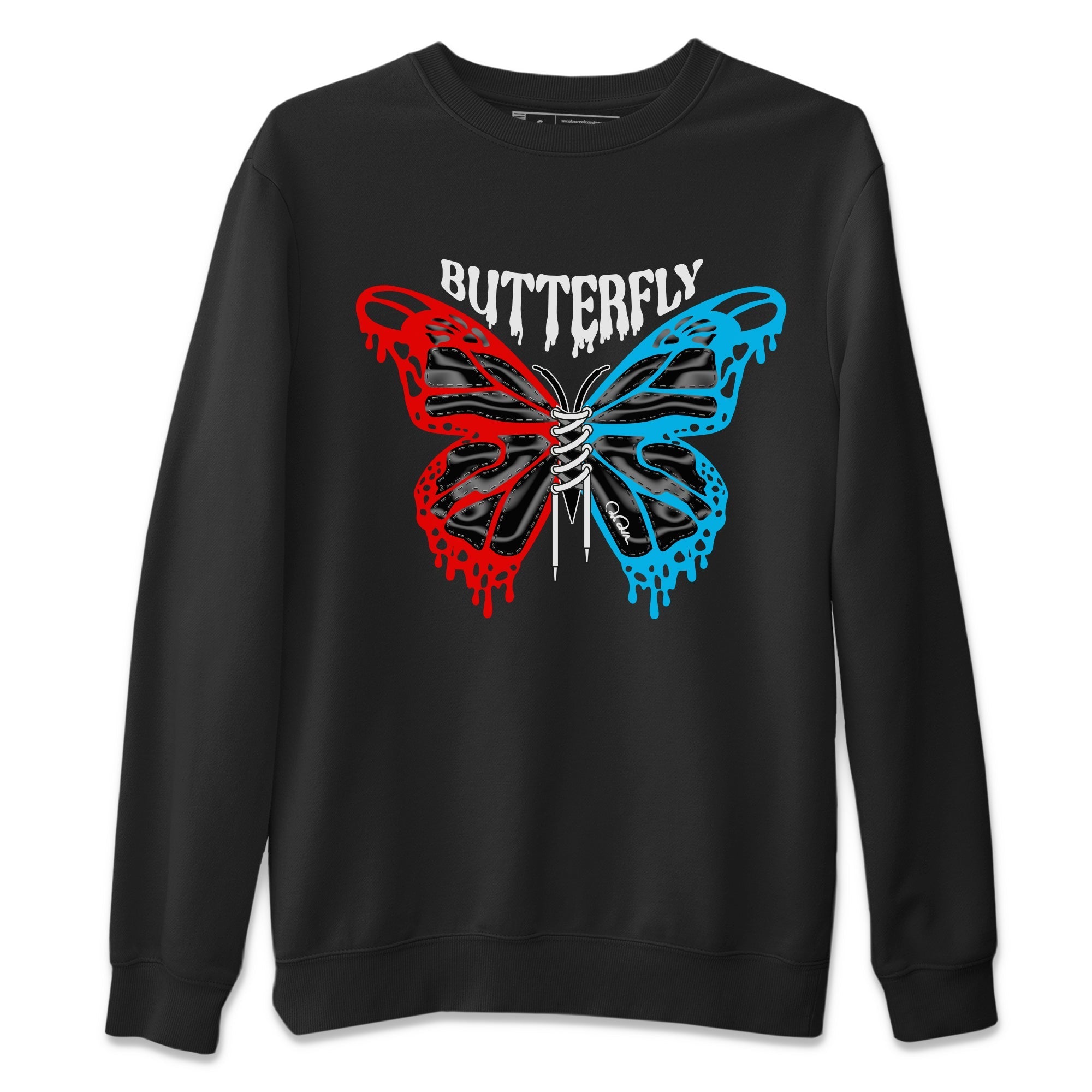 Butterfly Unisex Tops - Air Jordan 1 UNC to Chicago