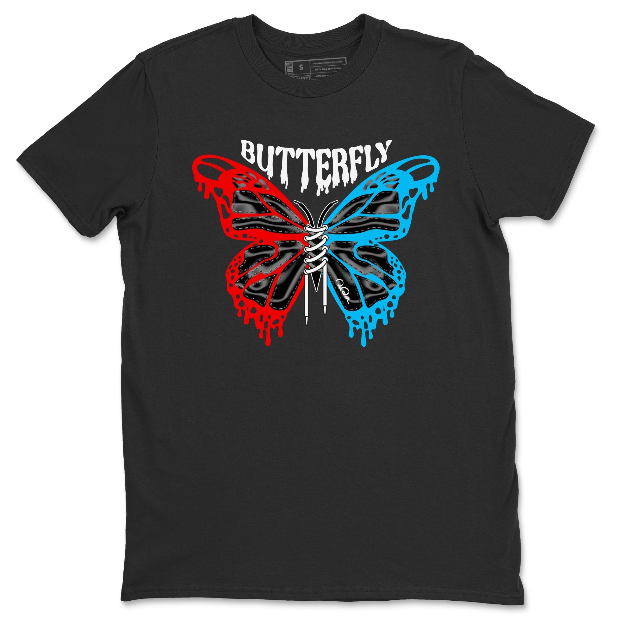 Butterfly Unisex Tops - Air Jordan 1 UNC to Chicago