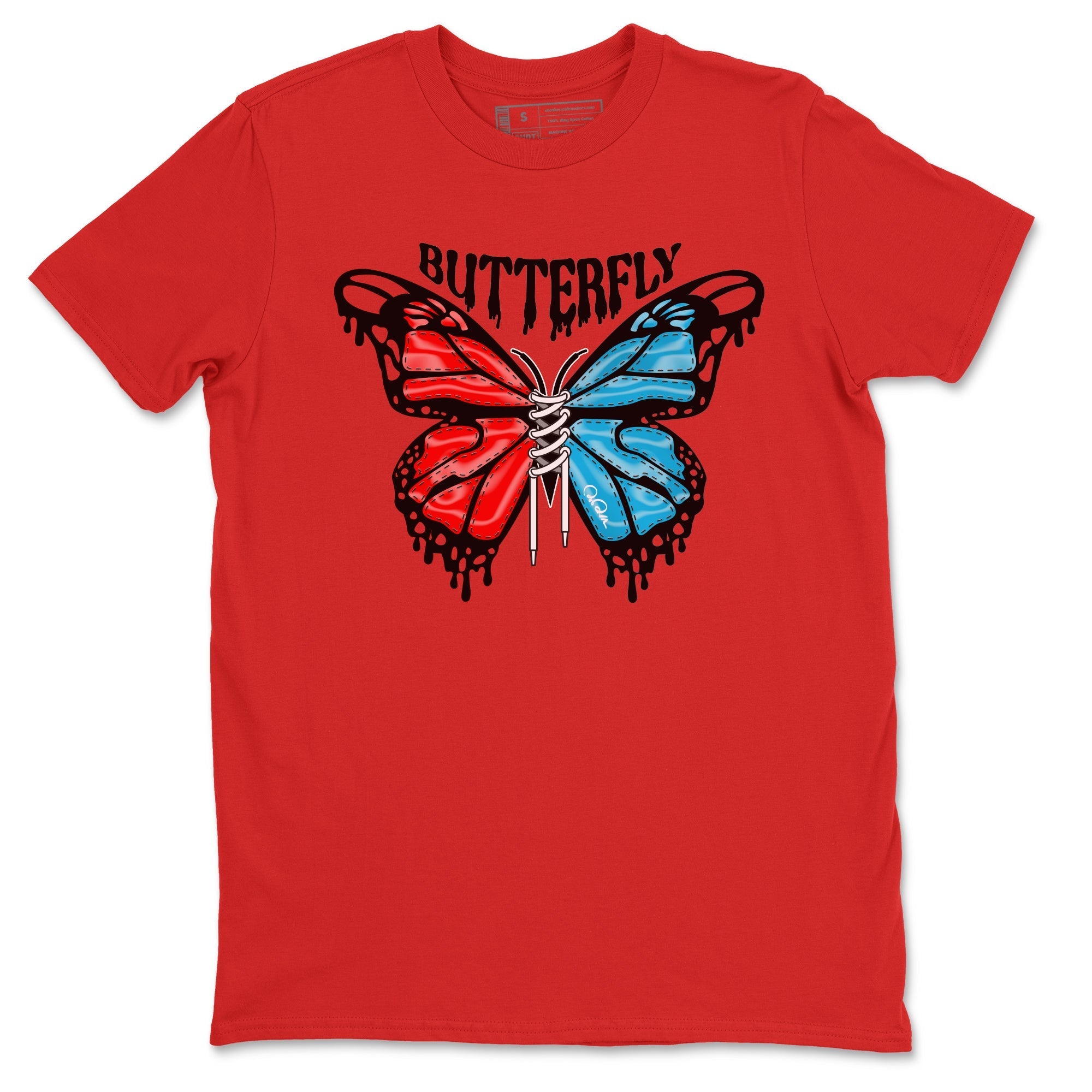 Butterfly Unisex Tops - Air Jordan 1 UNC to Chicago