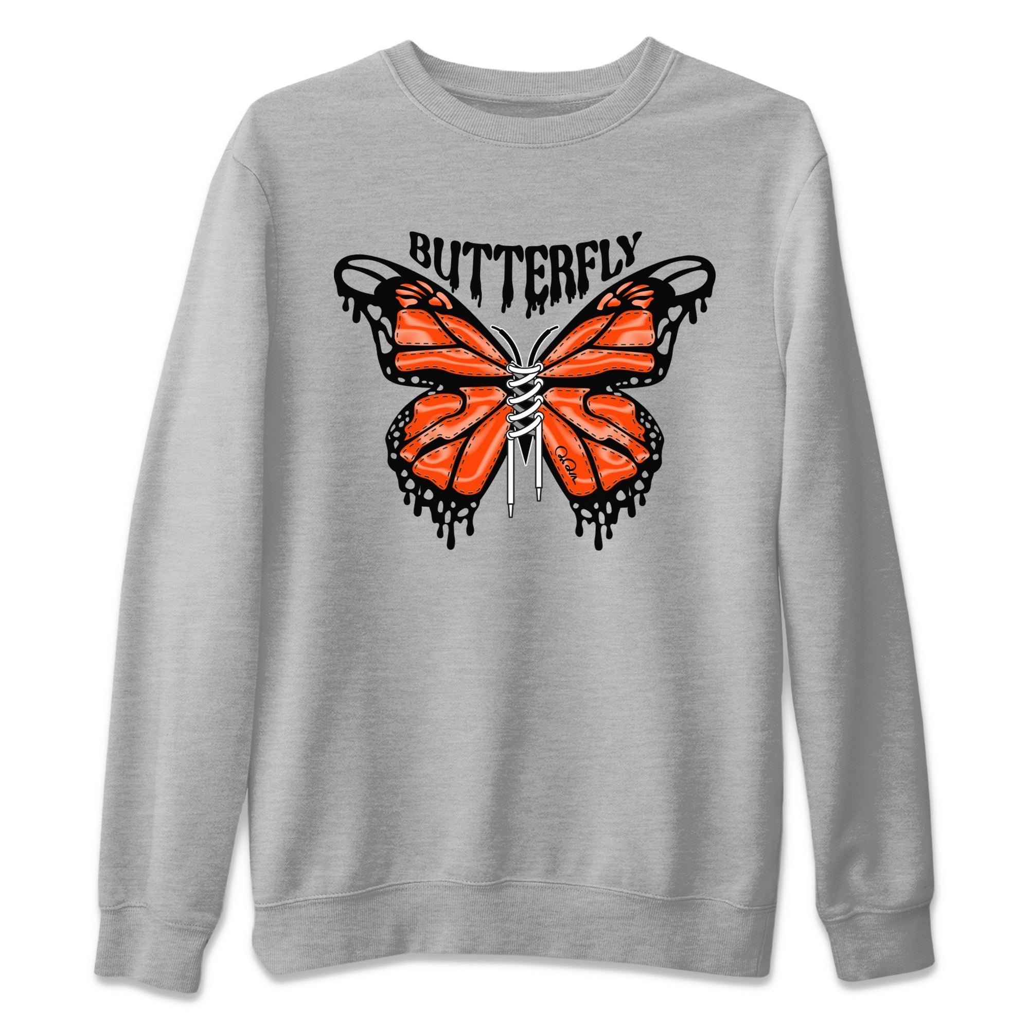 Butterfly Unisex Tops - Air Jordan 12 Brilliant Orange