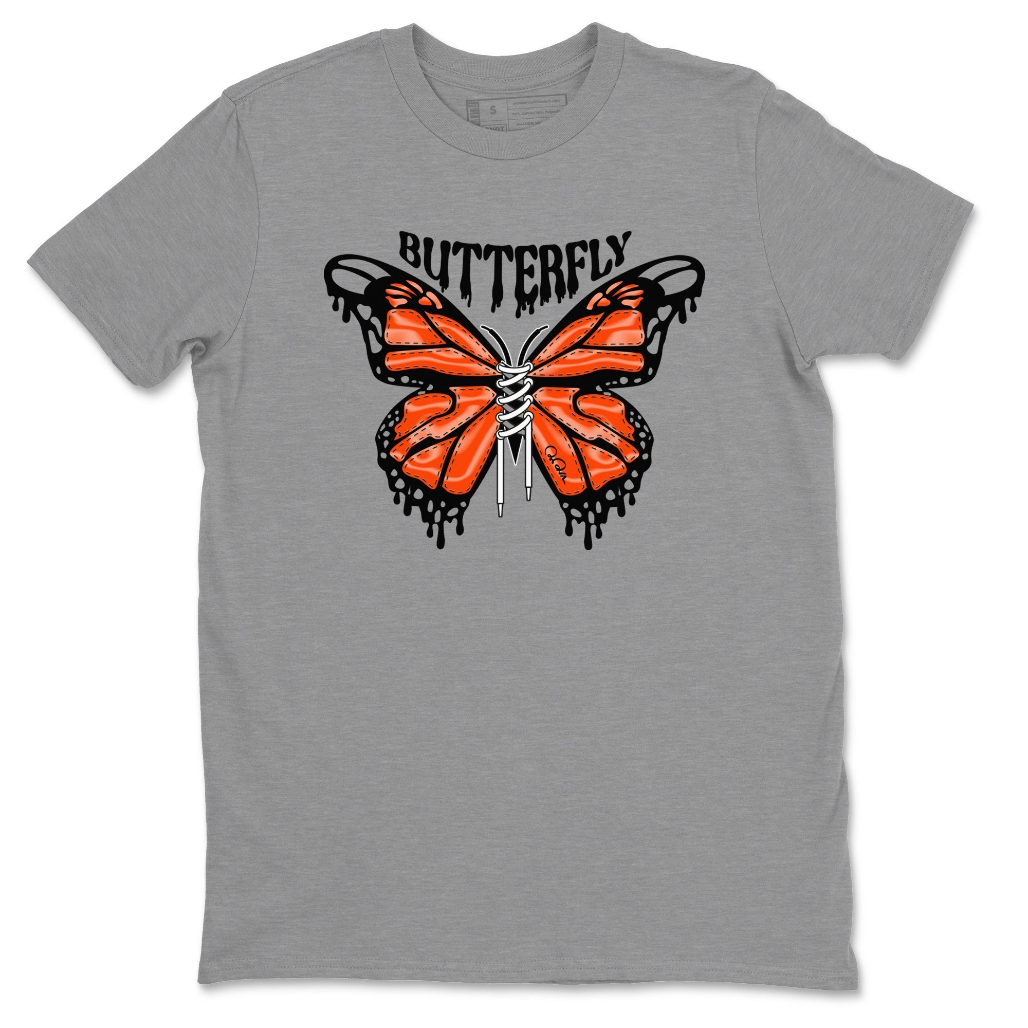 Butterfly Unisex Tops - Air Jordan 12 Brilliant Orange