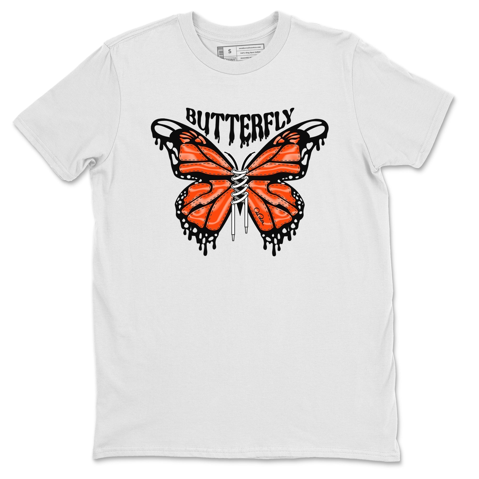 Butterfly Unisex Tops - Air Jordan 12 Brilliant Orange