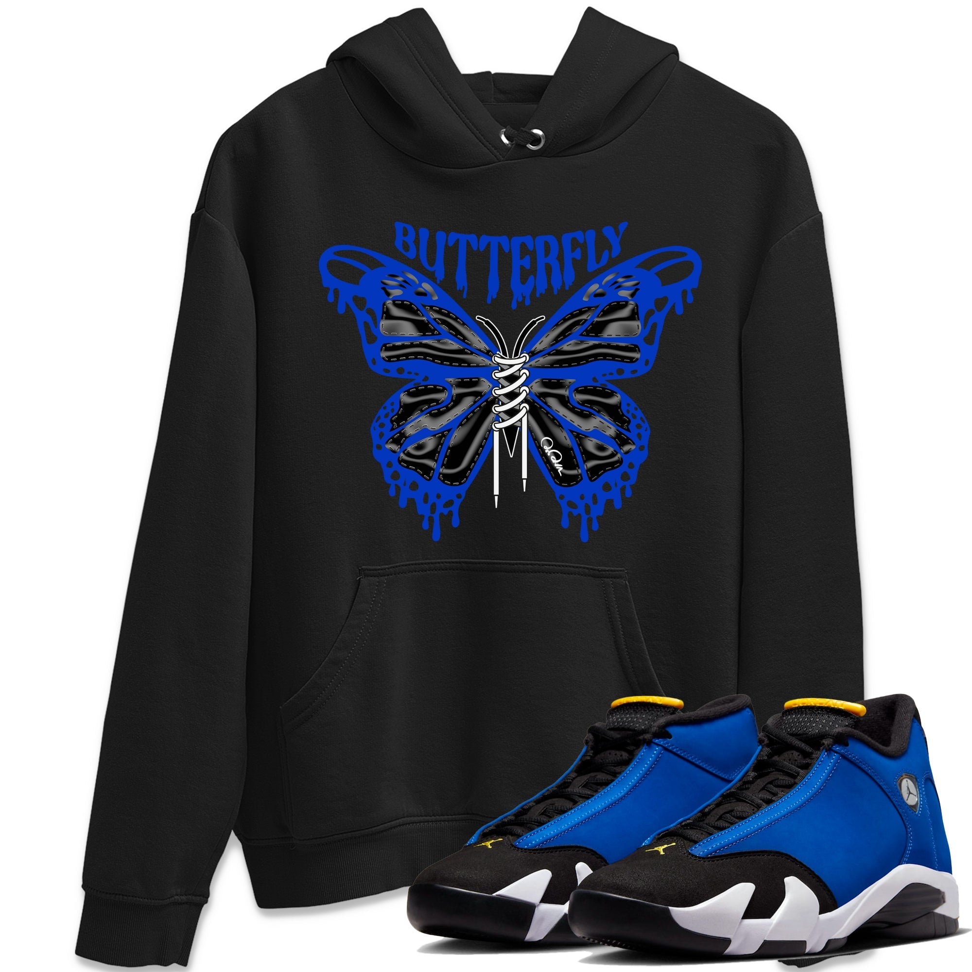 Butterfly Unisex Tops - Air Jordan 14 Laney