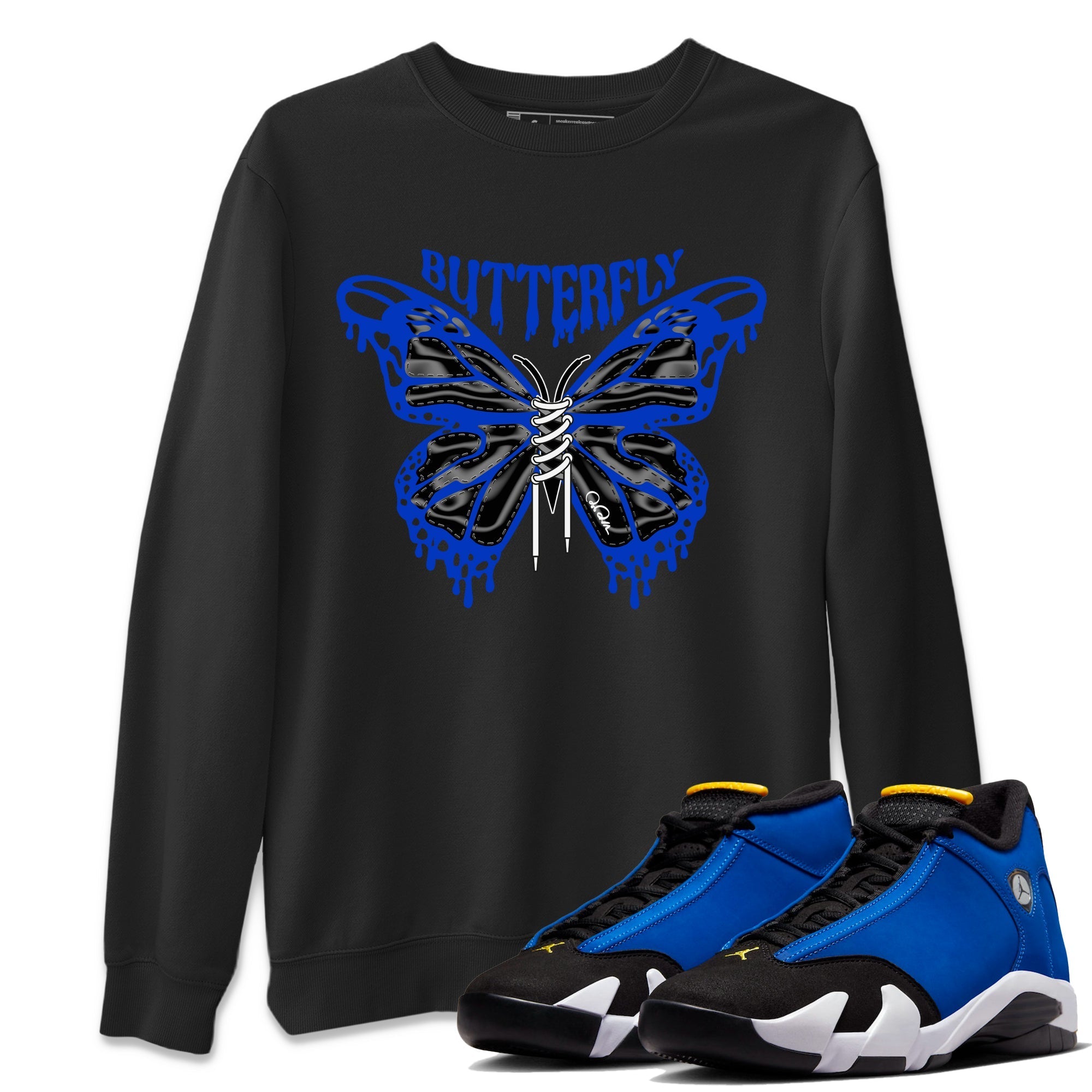 Butterfly Unisex Tops - Air Jordan 14 Laney
